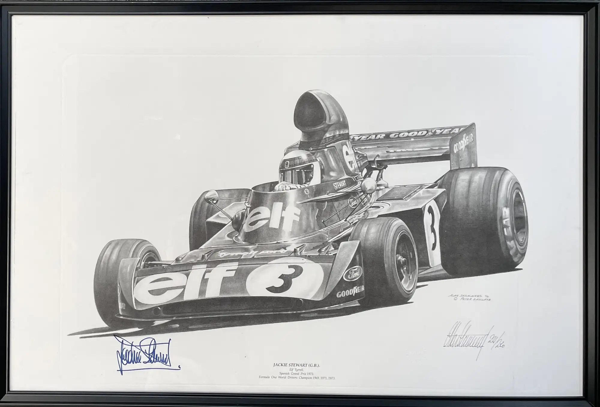 Jackie Stewart's Third World Championship Tyrell-Sold