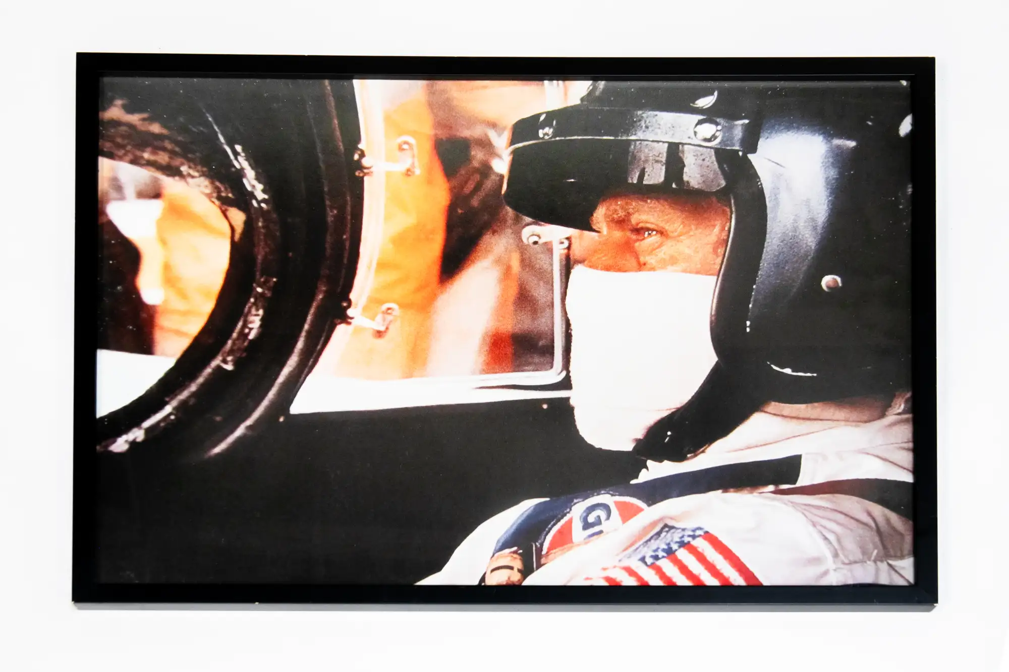 Steve McQueen Large Photographic Image From the 1971 Le Mans-Sold