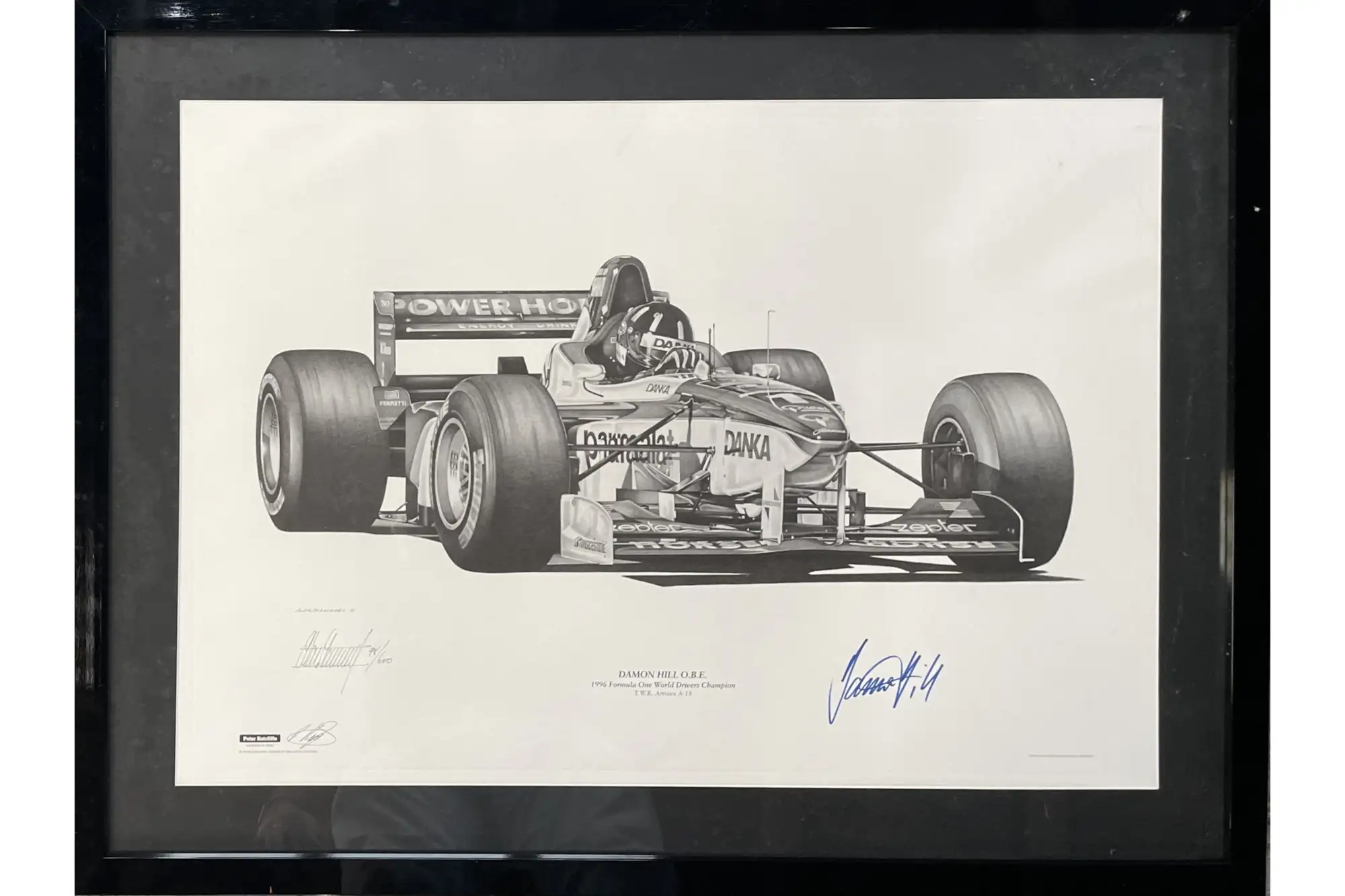 Damon Hill OBE-Signed 1997 T.W.R. Arrows A-18 Limited Editio-Sold