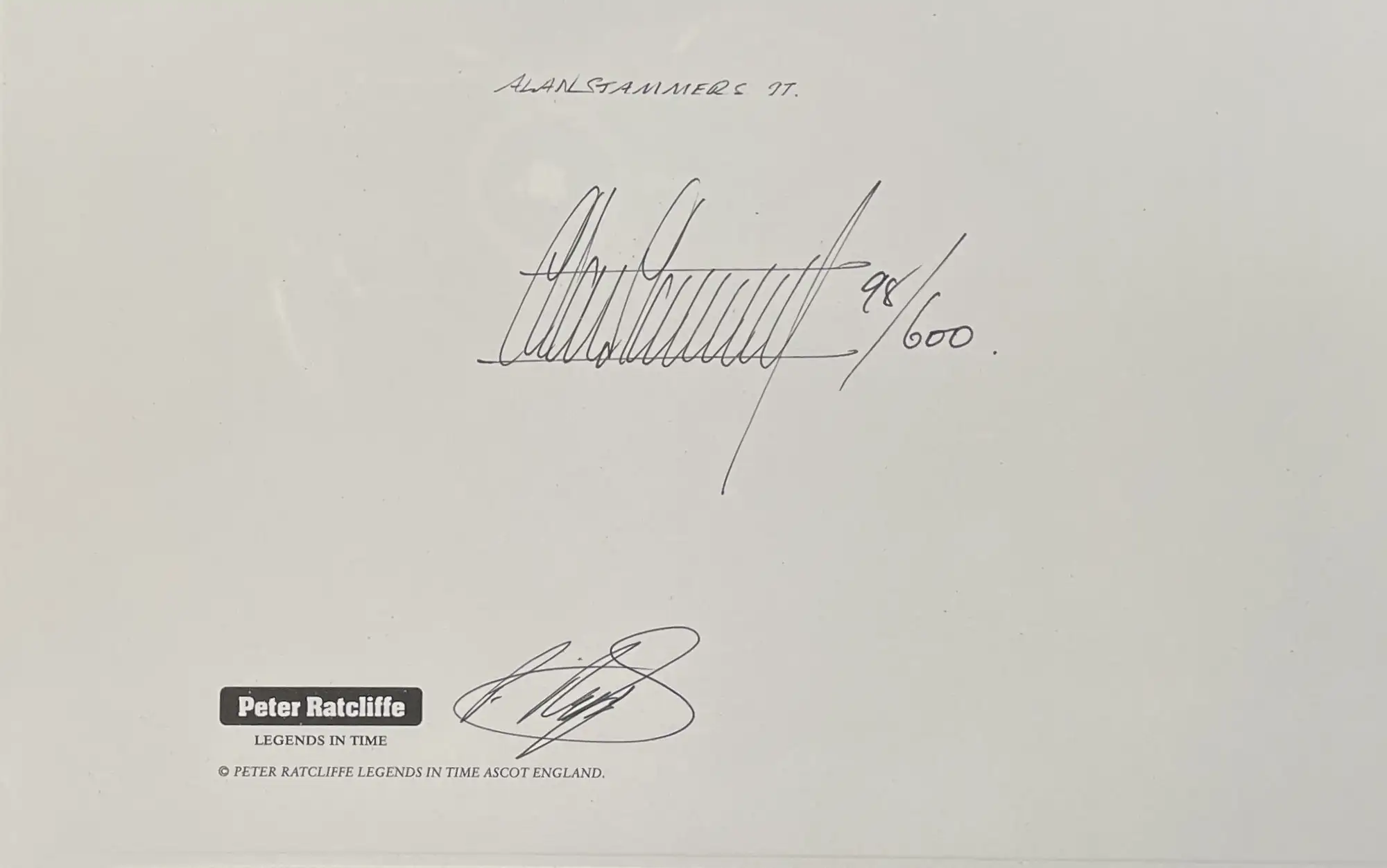Damon Hill OBE-Signed 1997 T.W.R. Arrows A-18 Limited Editio-Sold