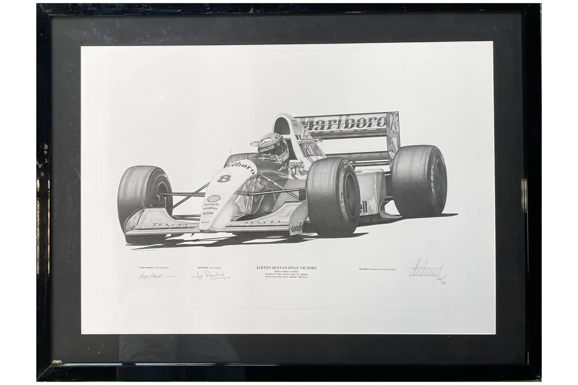 Ayrton Senna's Final Victory-Sold
