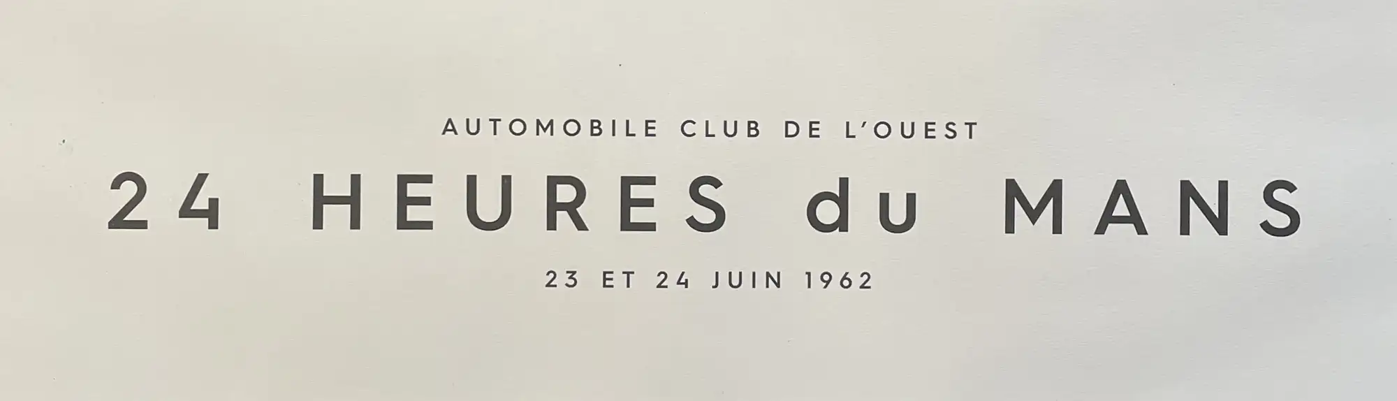 Large Print of the Ferrari 250 GTO #20 at Le Mans 1962-Sold