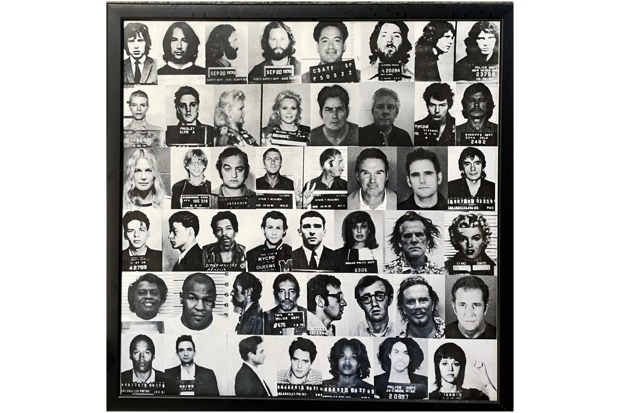 Mugshots of Celebrities Arrested in Los Angeles-Sold