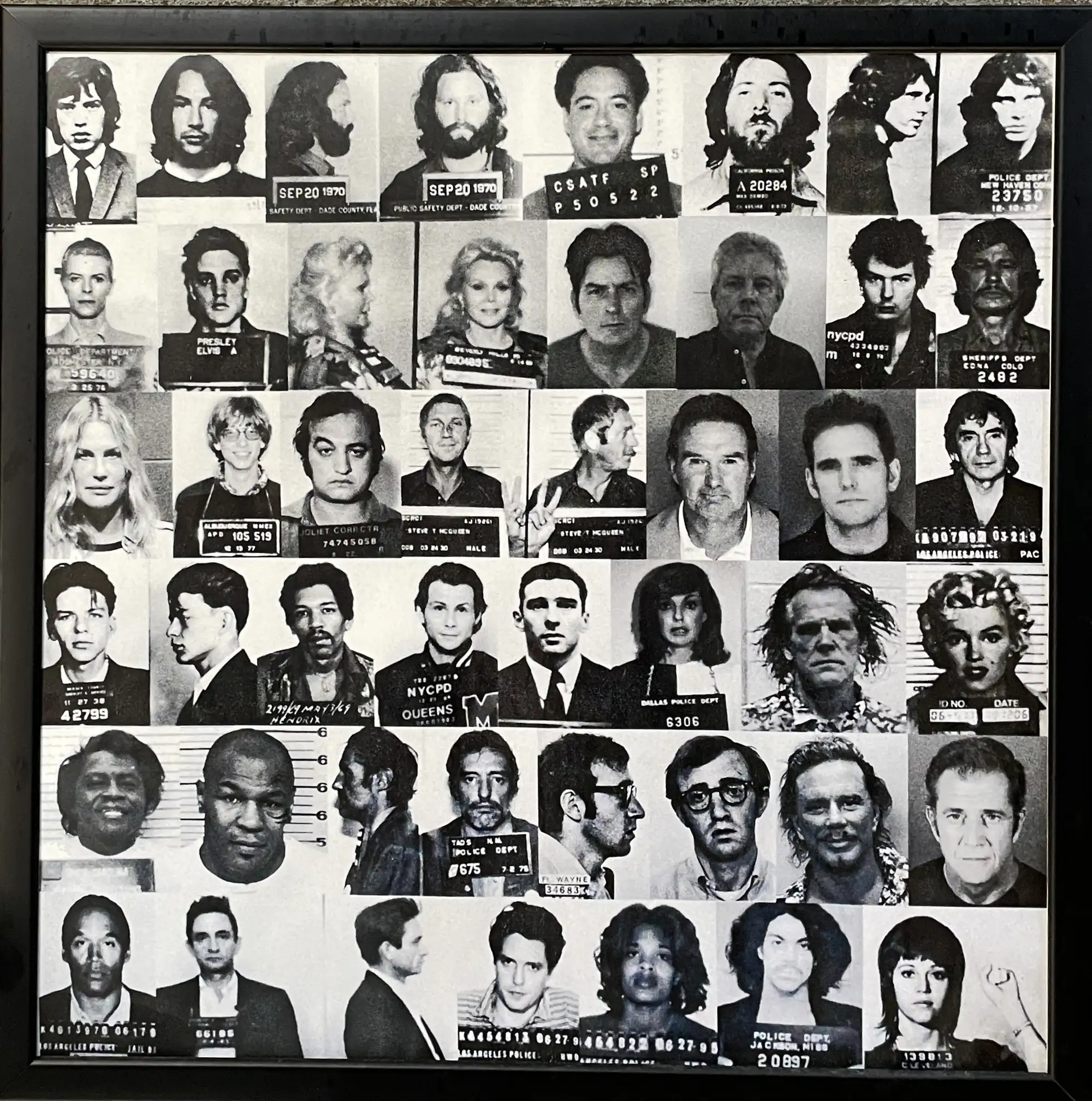 Mugshots of Celebrities Arrested in Los Angeles-Sold