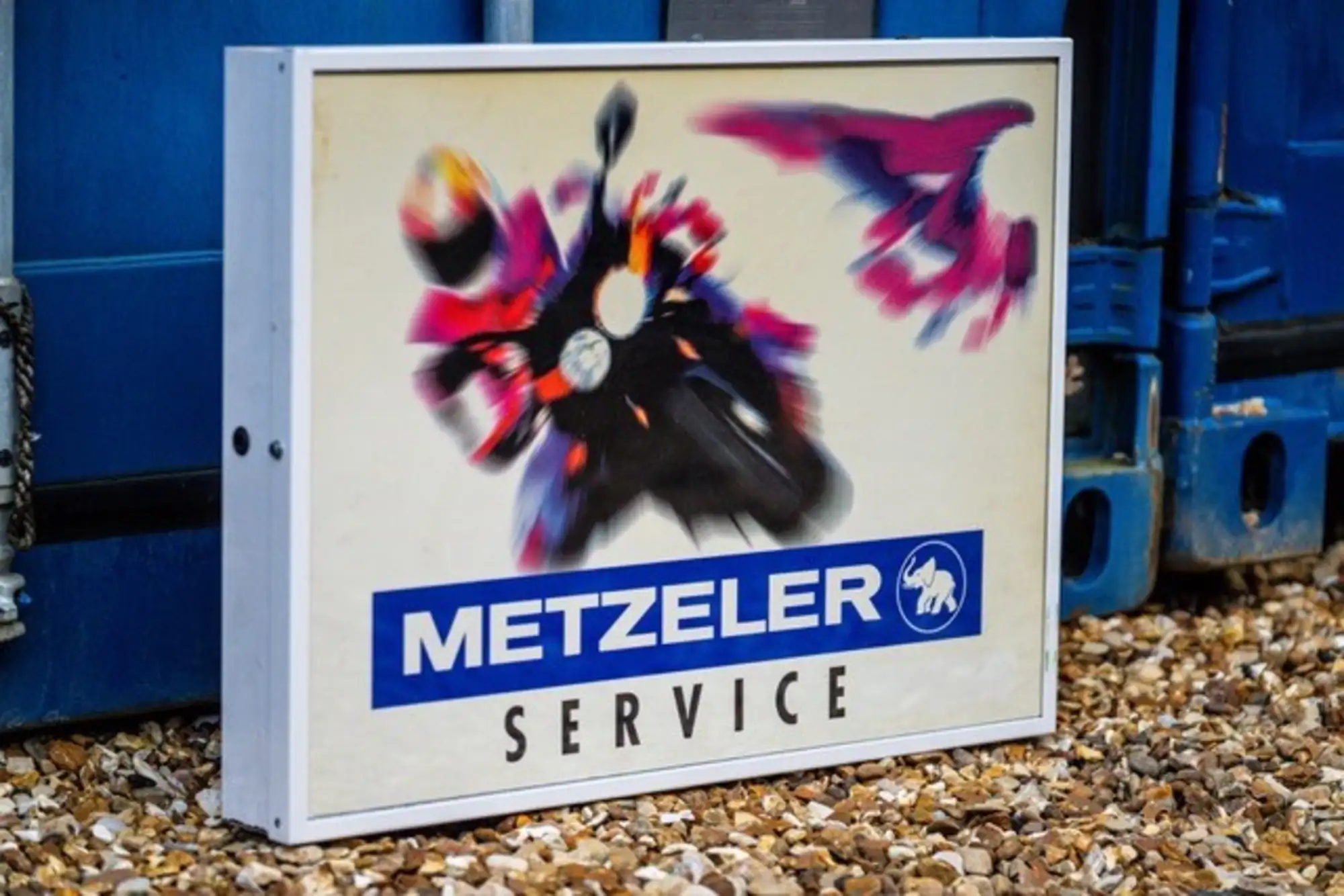 Illuminated Metzler Tyre Sign-For Sale