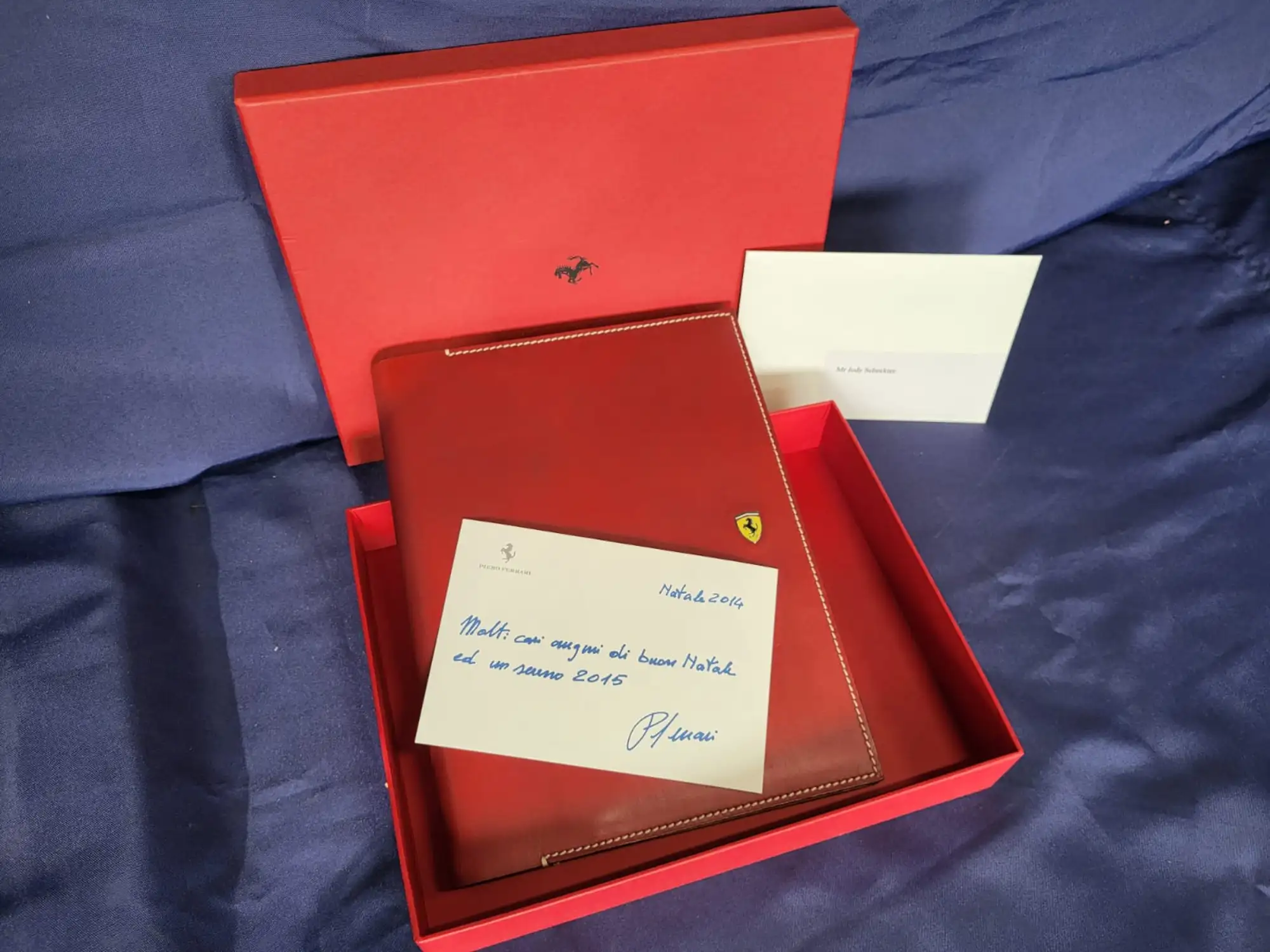 Genuine Leather Ferrari Diary-Sold