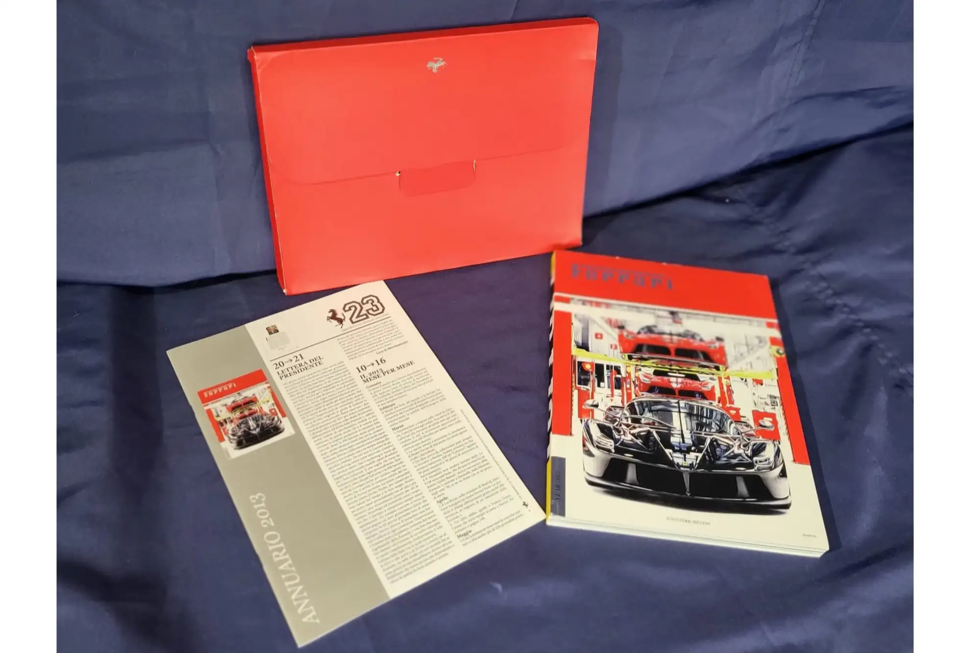 2013 Ferrari Yearbook Presented to Drivers and Crew-Sold