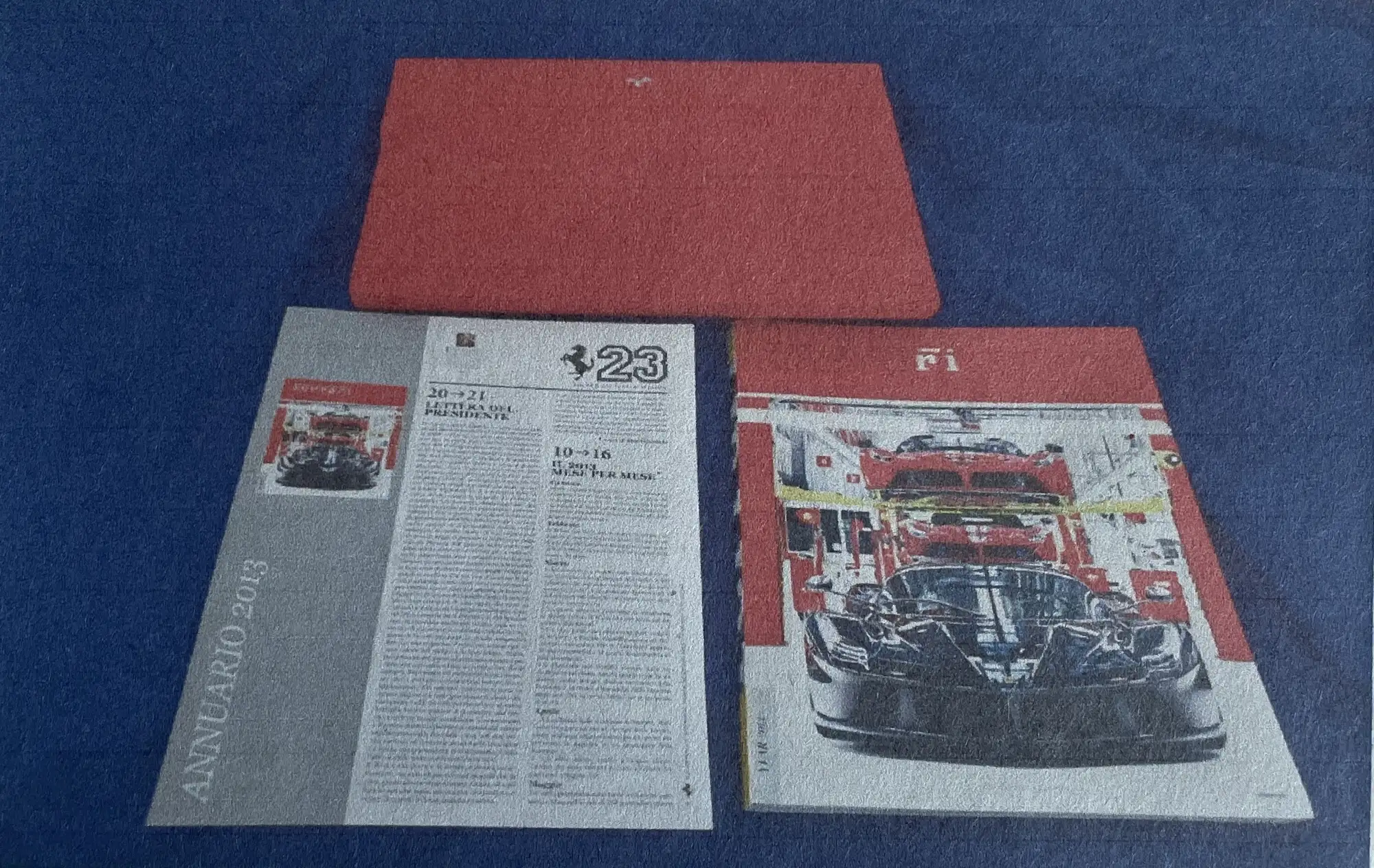 2013 Ferrari Yearbook Presented to Drivers and Crew-Sold