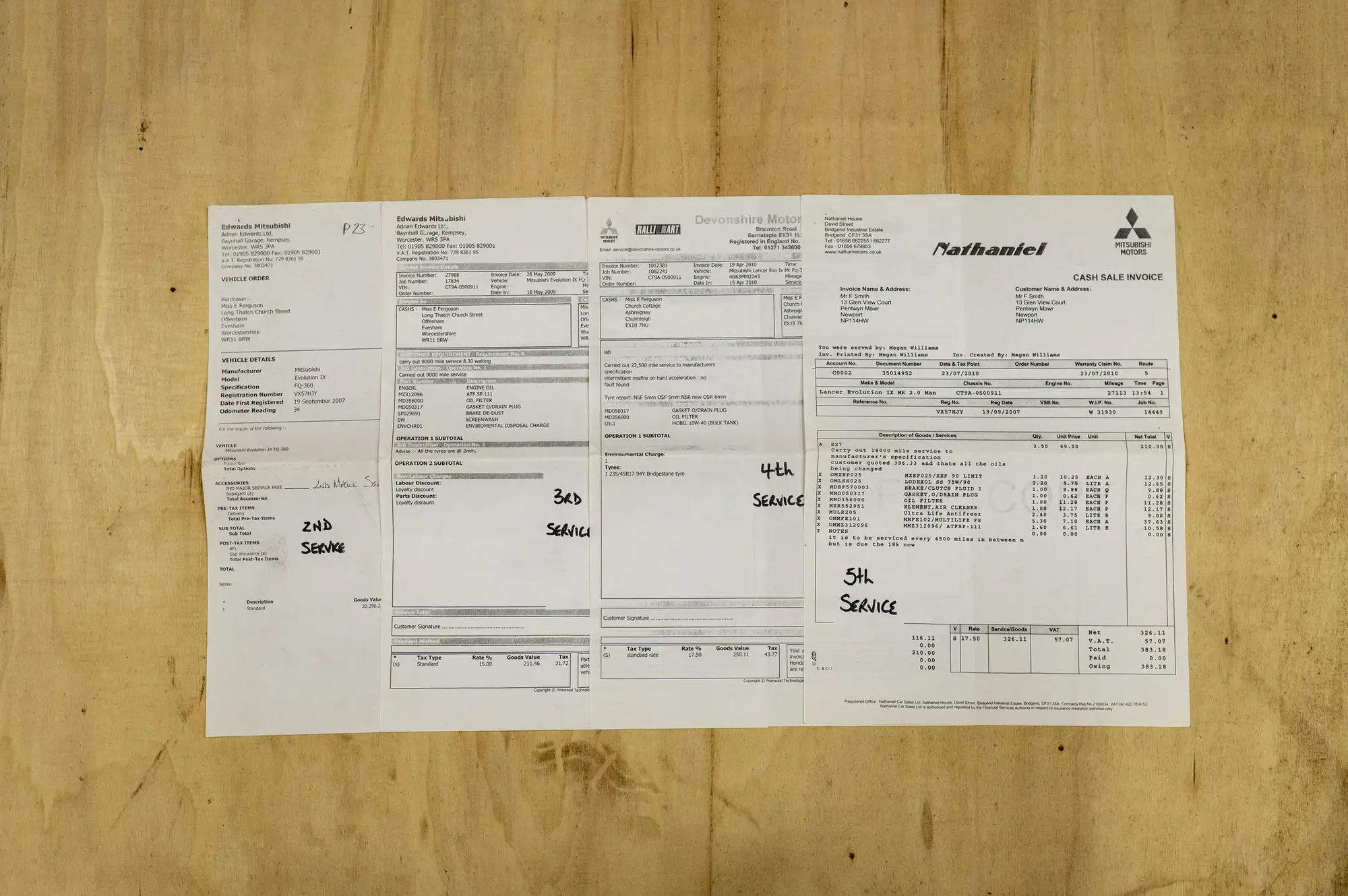 2007 Mitsubishi Lancer Evolution IX MR FQ-360 by HKS - #43 o-Sold