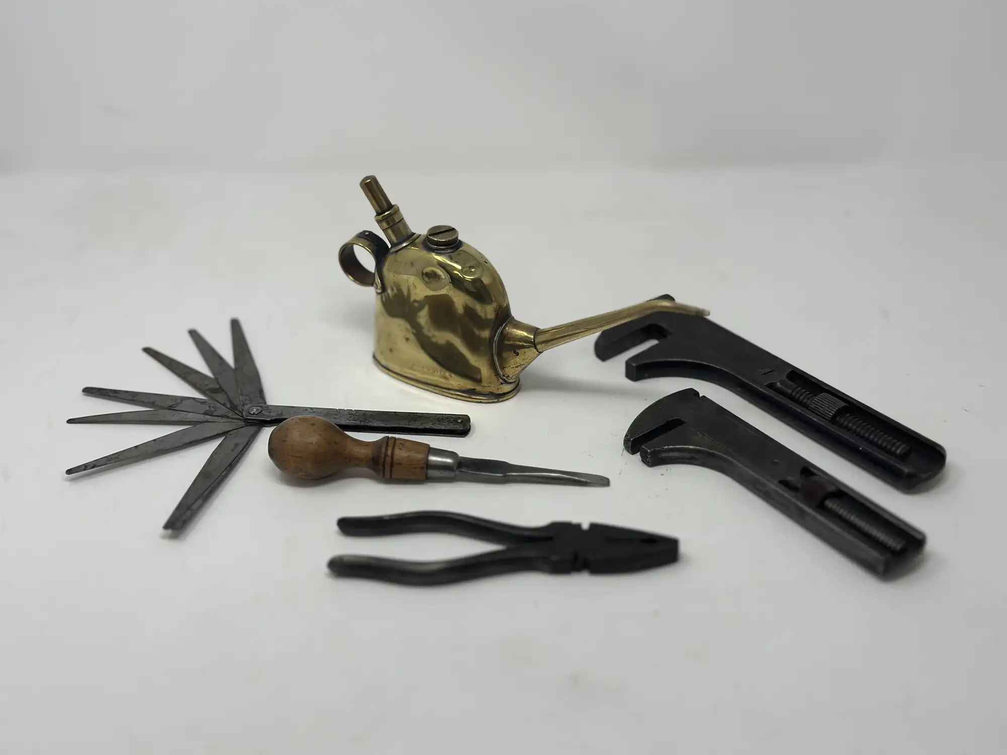 Assorted Rolls-Royce Tools with Lucas Oil Can-Sold
