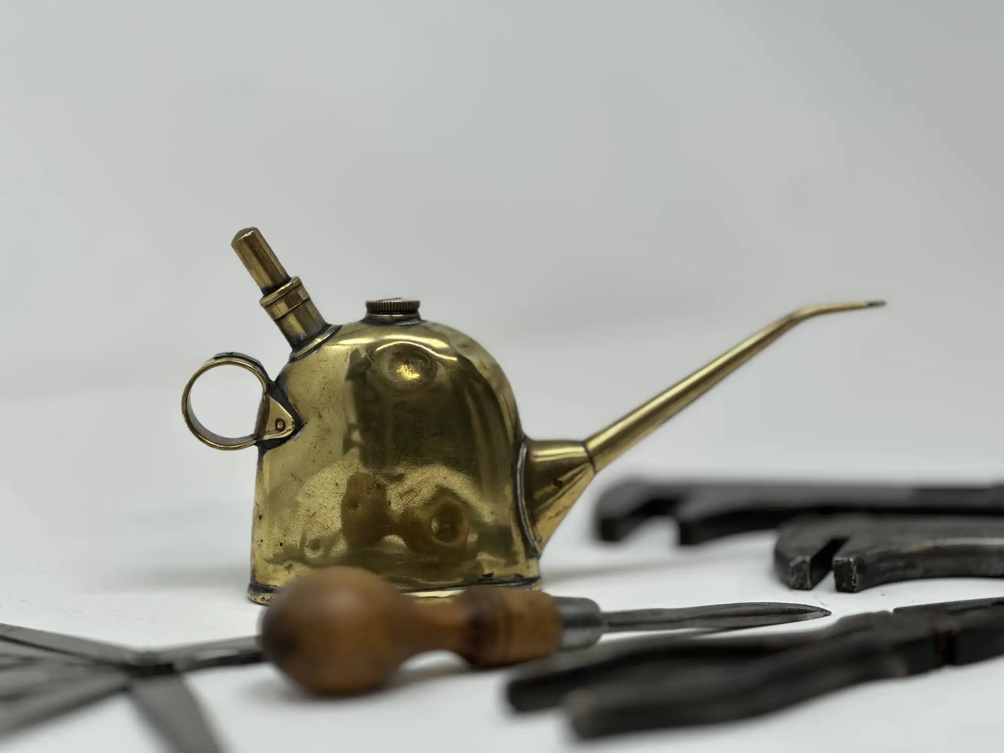 Assorted Rolls-Royce Tools with Lucas Oil Can-Sold