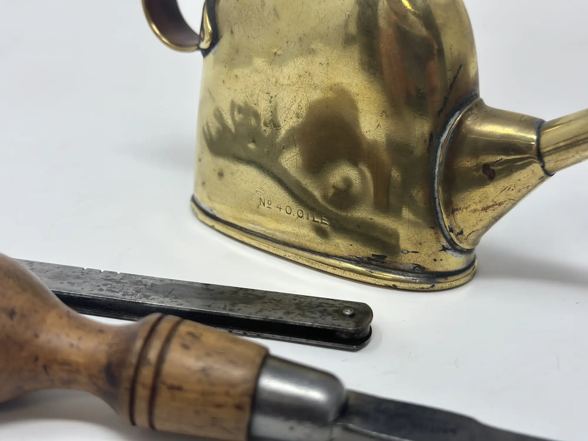 Assorted Rolls-Royce Tools with Lucas Oil Can-Sold