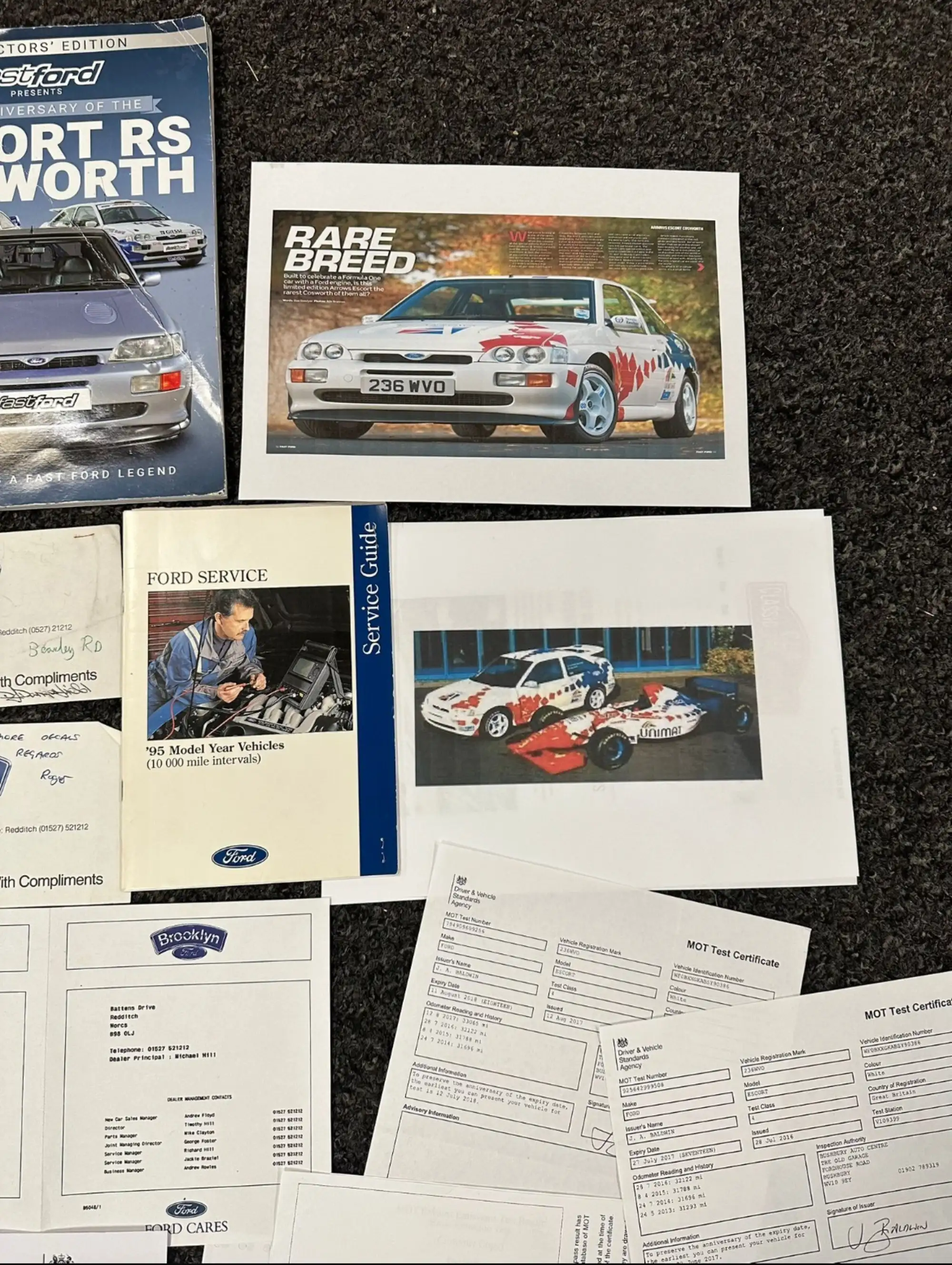 1995 Ford Escort RS Cosworth Arrows F1 by Brooklyn Ford -Sold