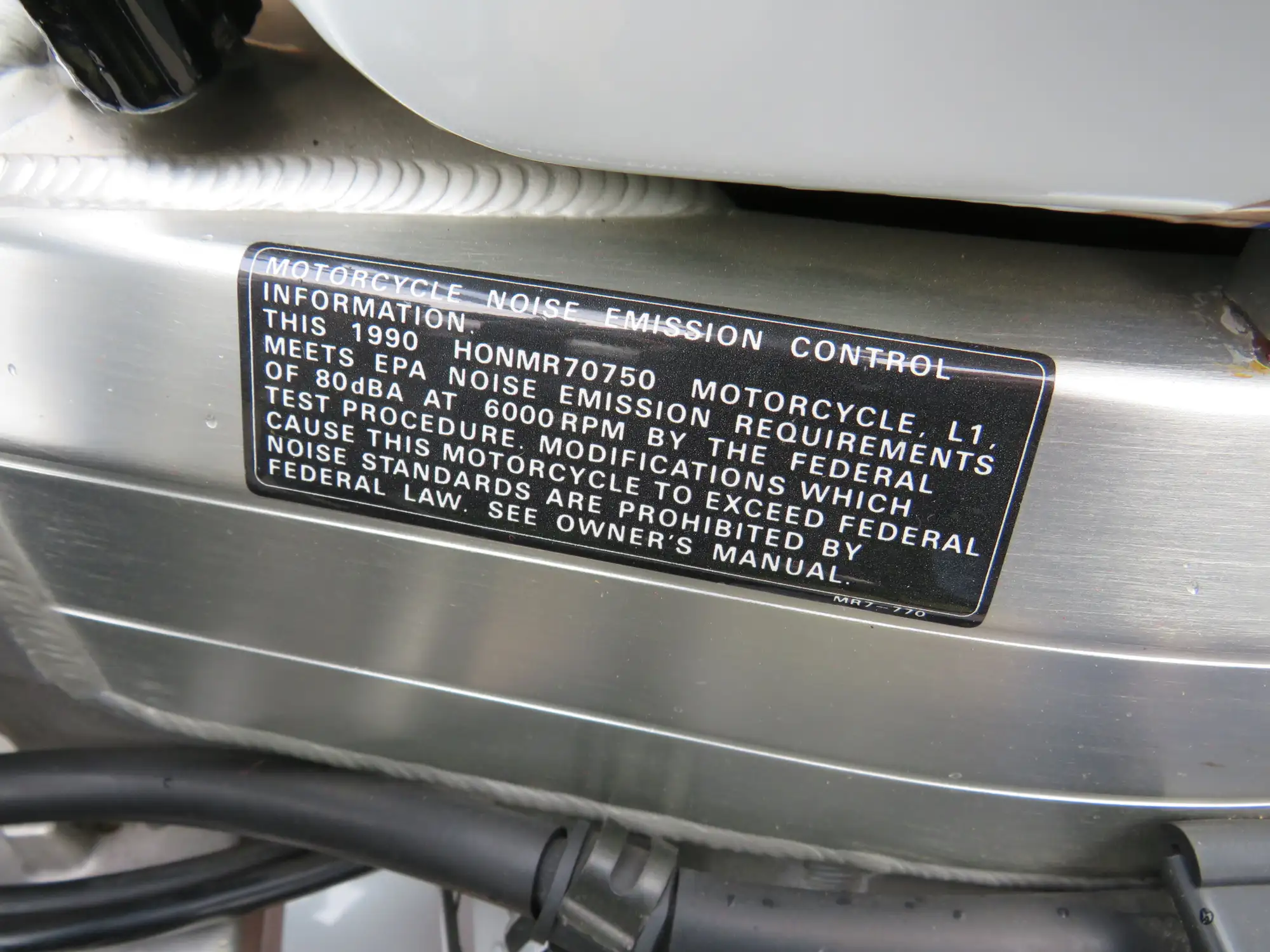 1990 Honda VFR750R Type RC30 748cc-Sold