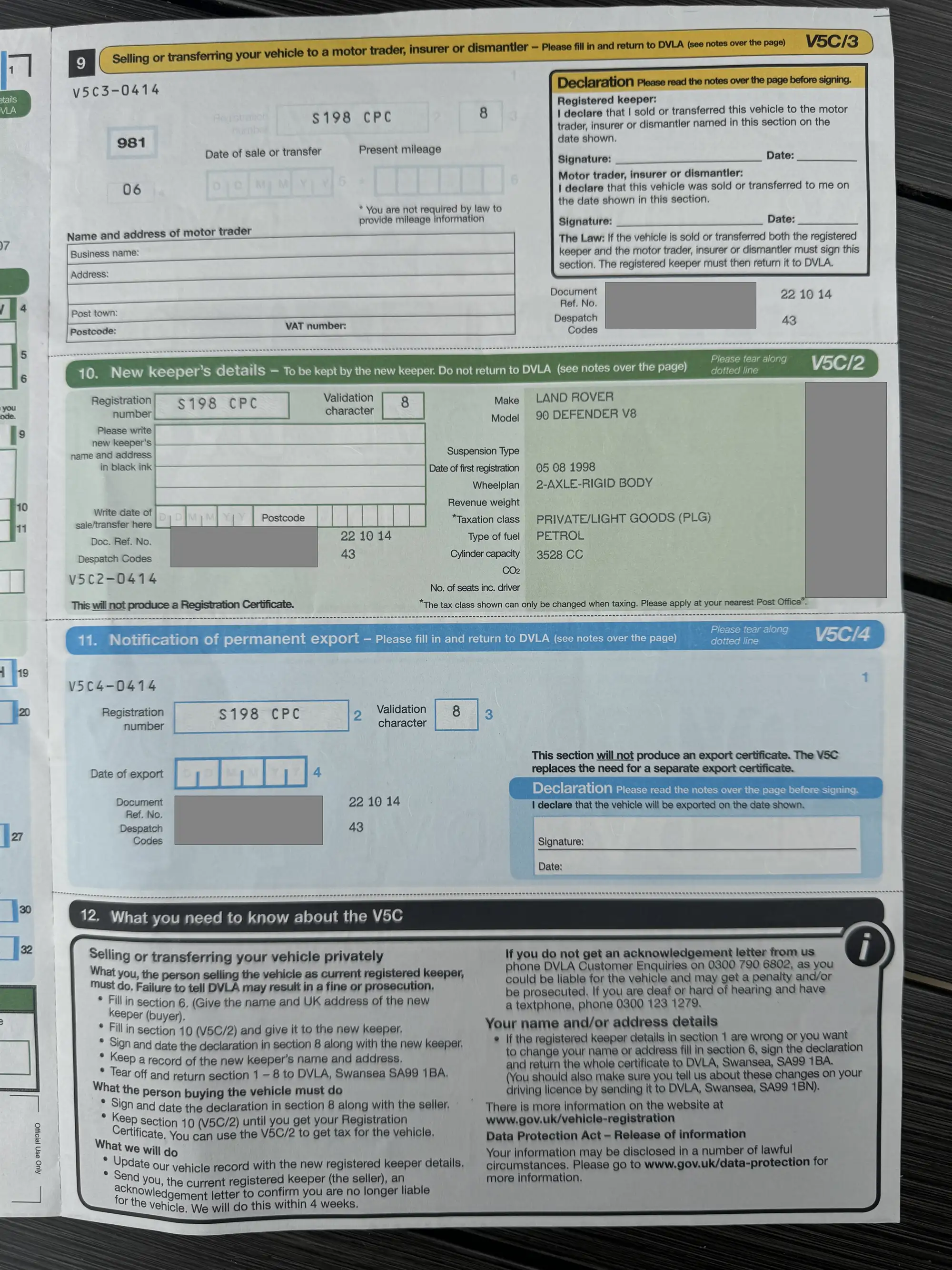 1998 Land Rover Defender 90 50th Anniversary-Sold