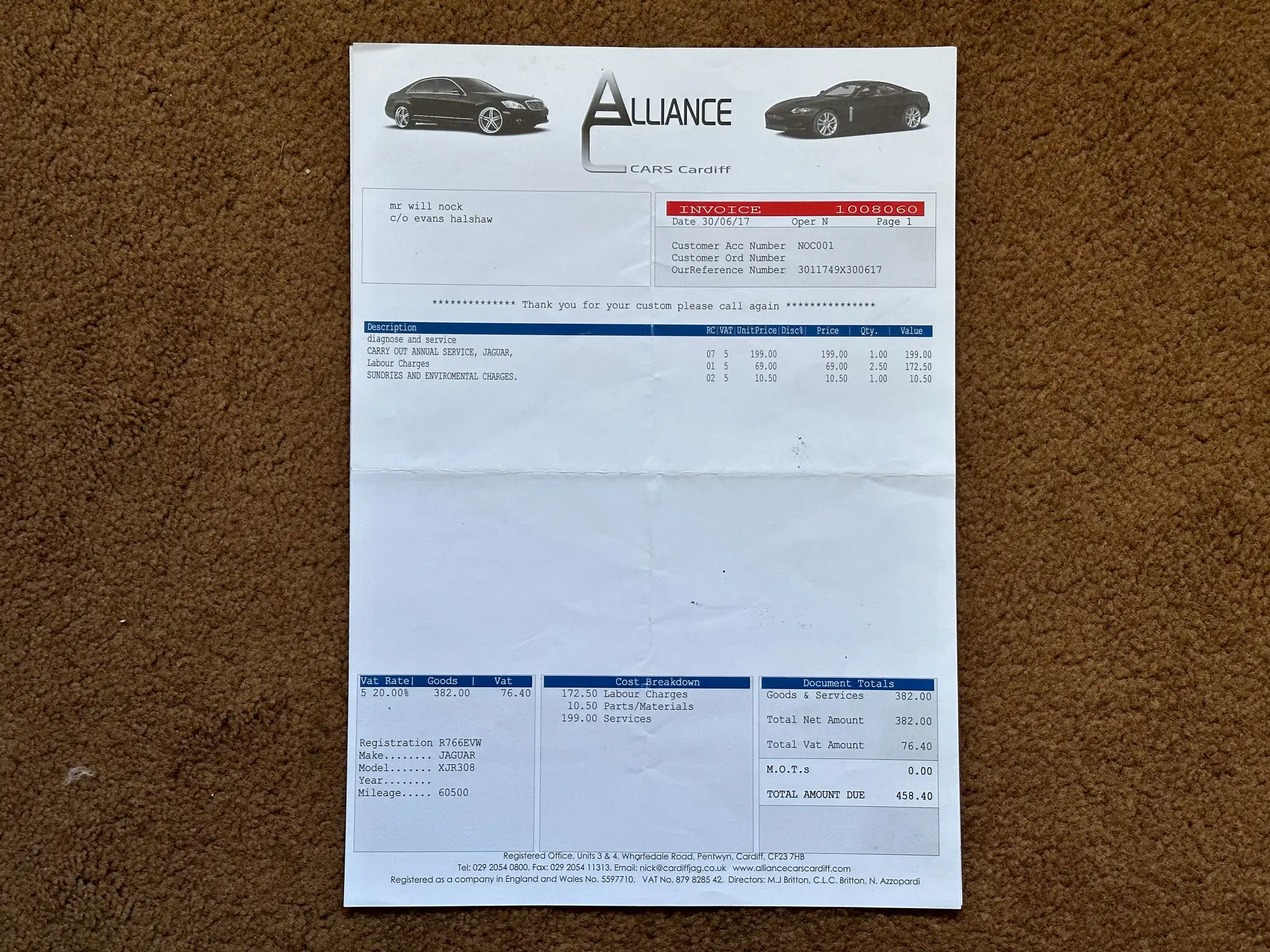 1998 Jaguar XJ-R Saloon-Sold