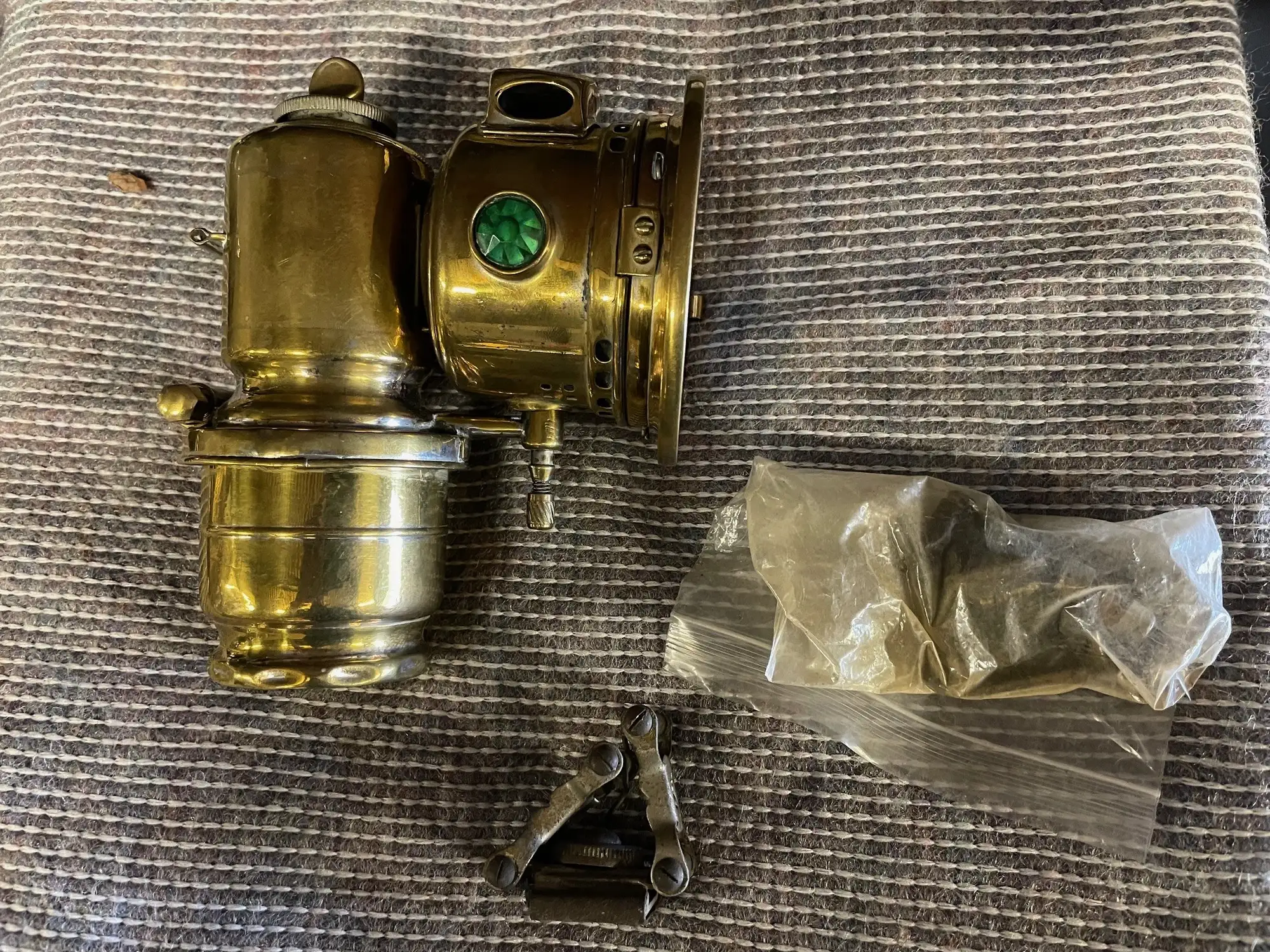 c1920 Lucas Acetylene Lamp-Sold