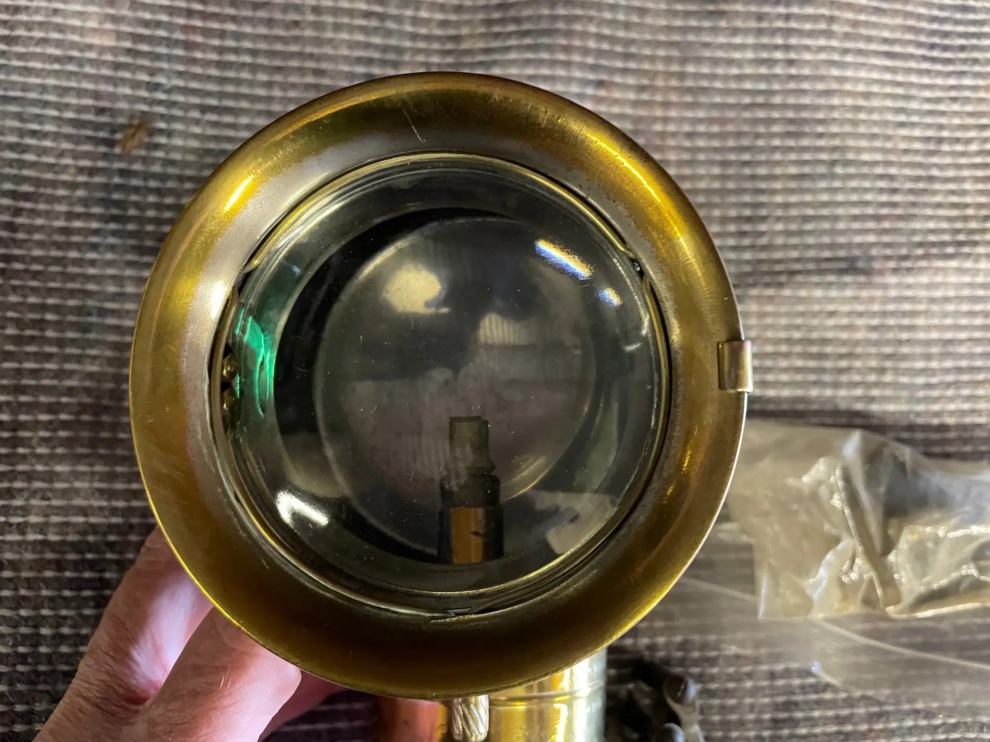 c1920 Lucas Acetylene Lamp-Sold