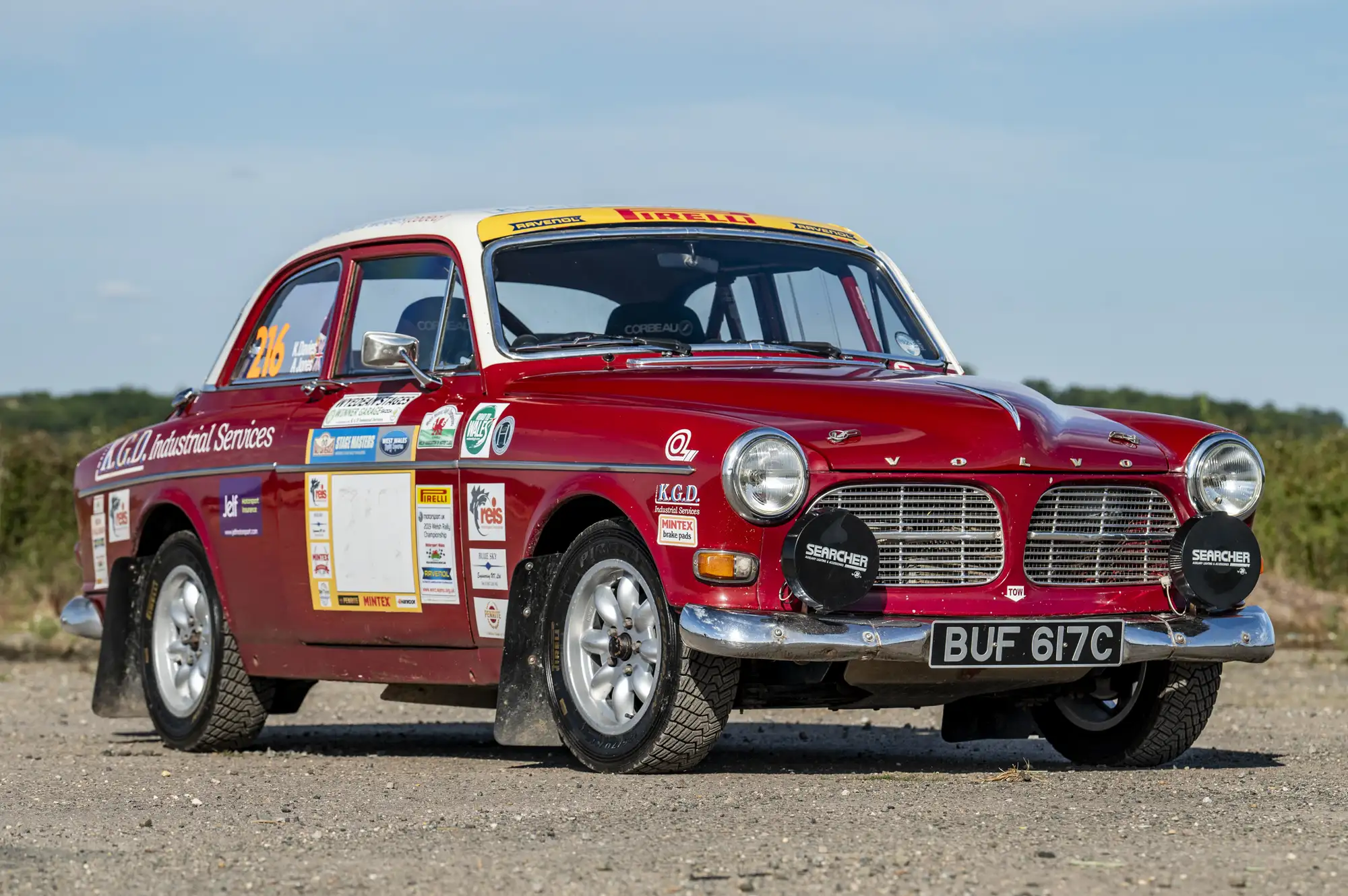 1965 Volvo Amazon 122 S FIA Rally Car-Sold