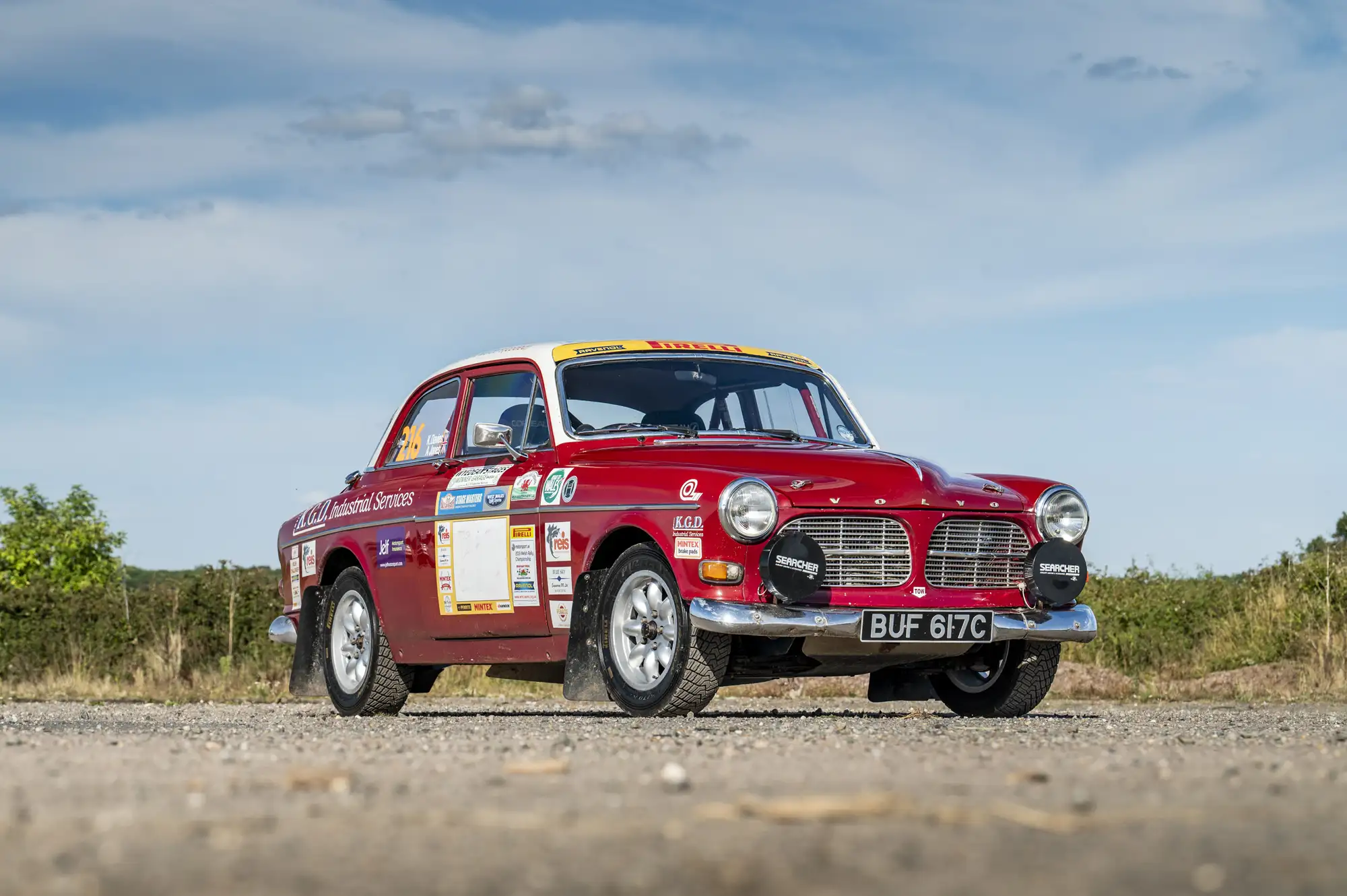 1965 Volvo Amazon 122 S FIA Rally Car-Sold
