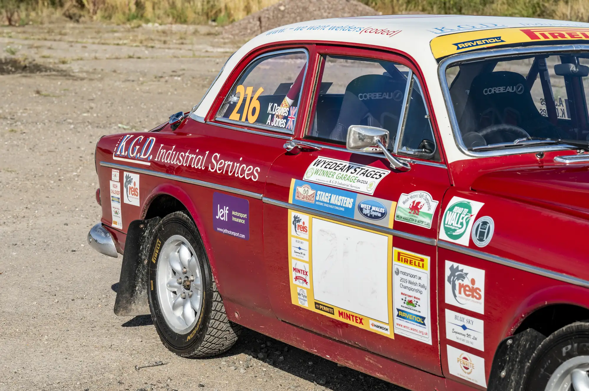 1965 Volvo Amazon 122 S FIA Rally Car-Sold
