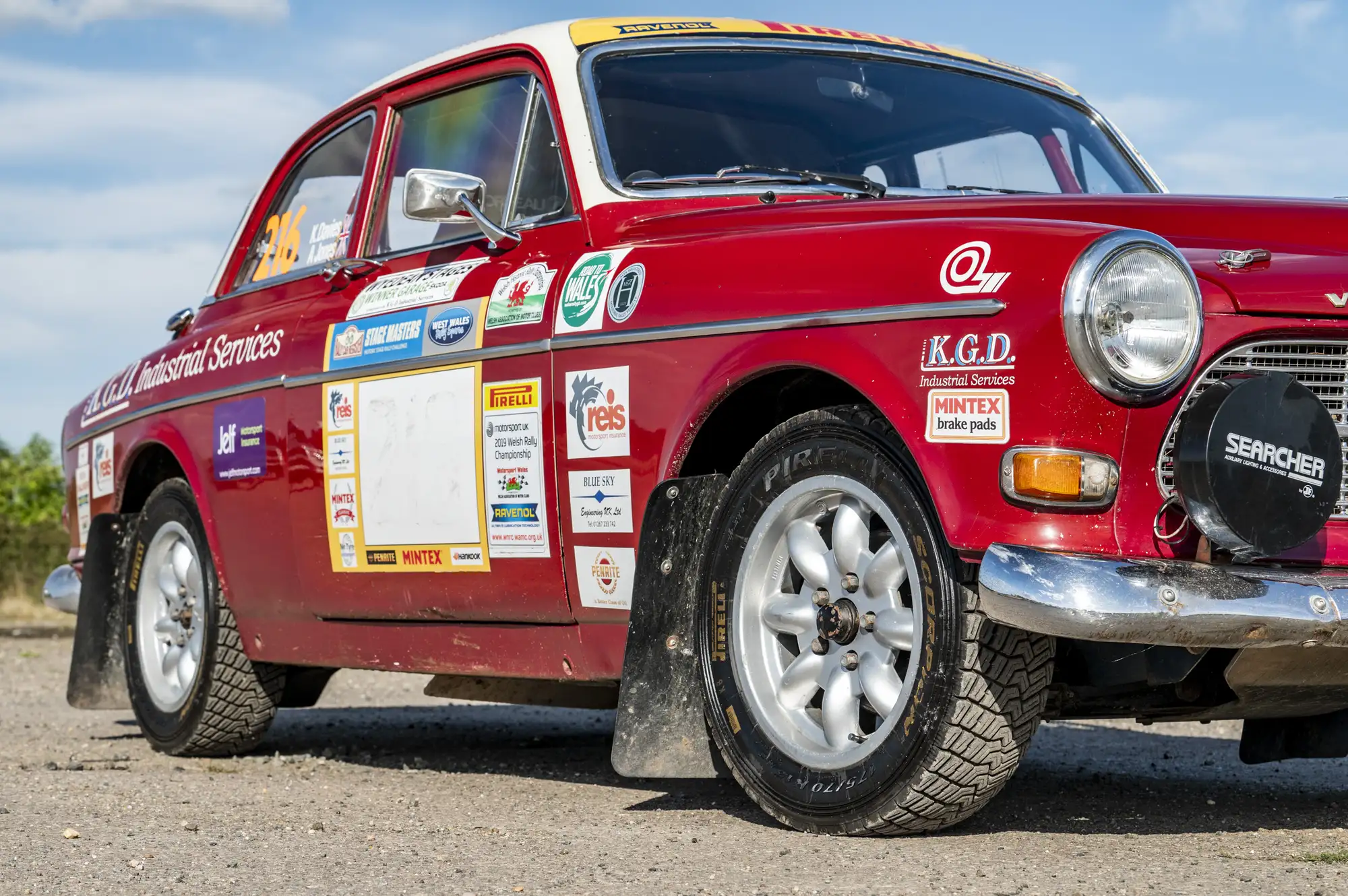 1965 Volvo Amazon 122 S FIA Rally Car-Sold