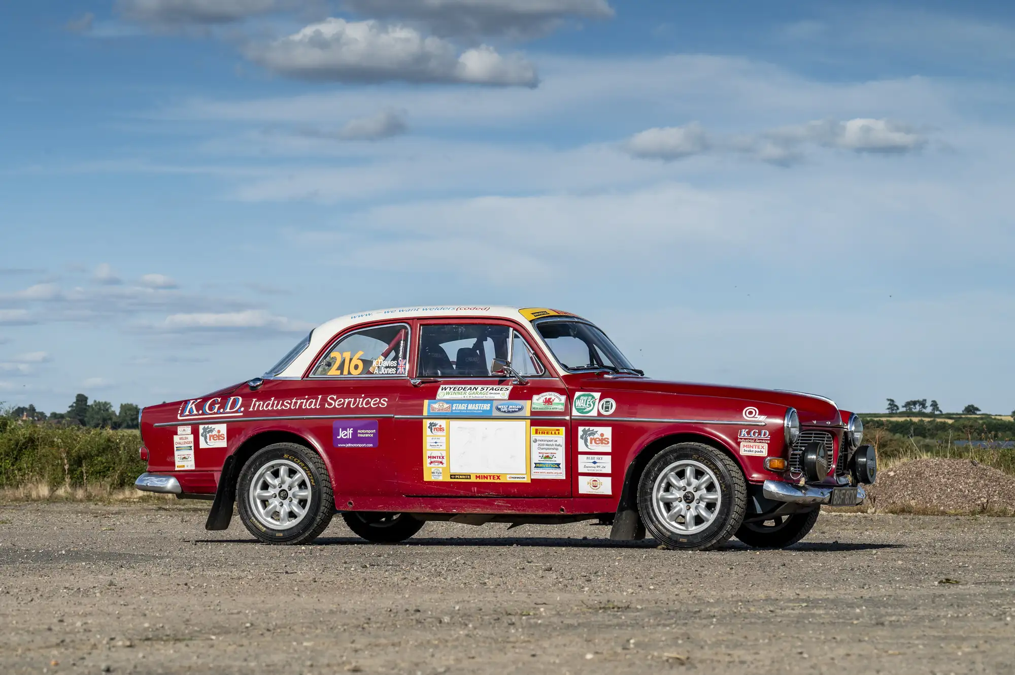 1965 Volvo Amazon 122 S FIA Rally Car-Sold