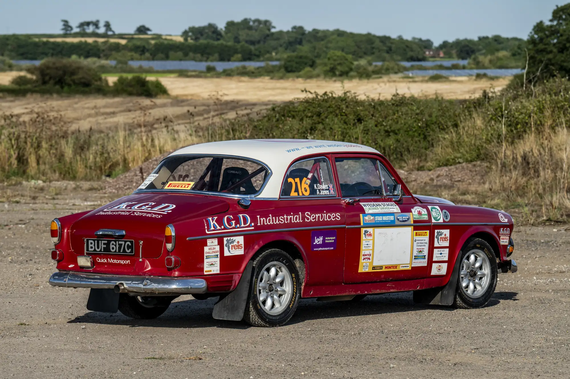 1965 Volvo Amazon 122 S FIA Rally Car-Sold
