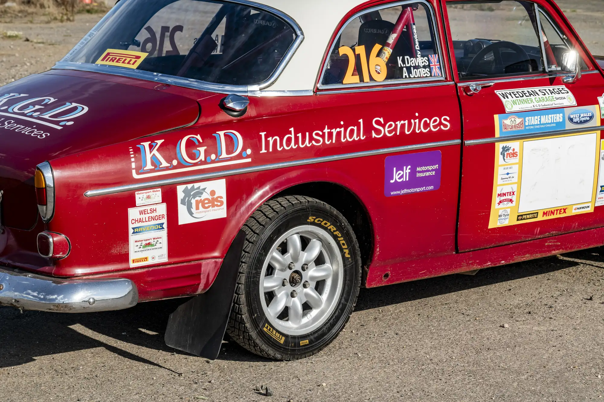 1965 Volvo Amazon 122 S FIA Rally Car-Sold
