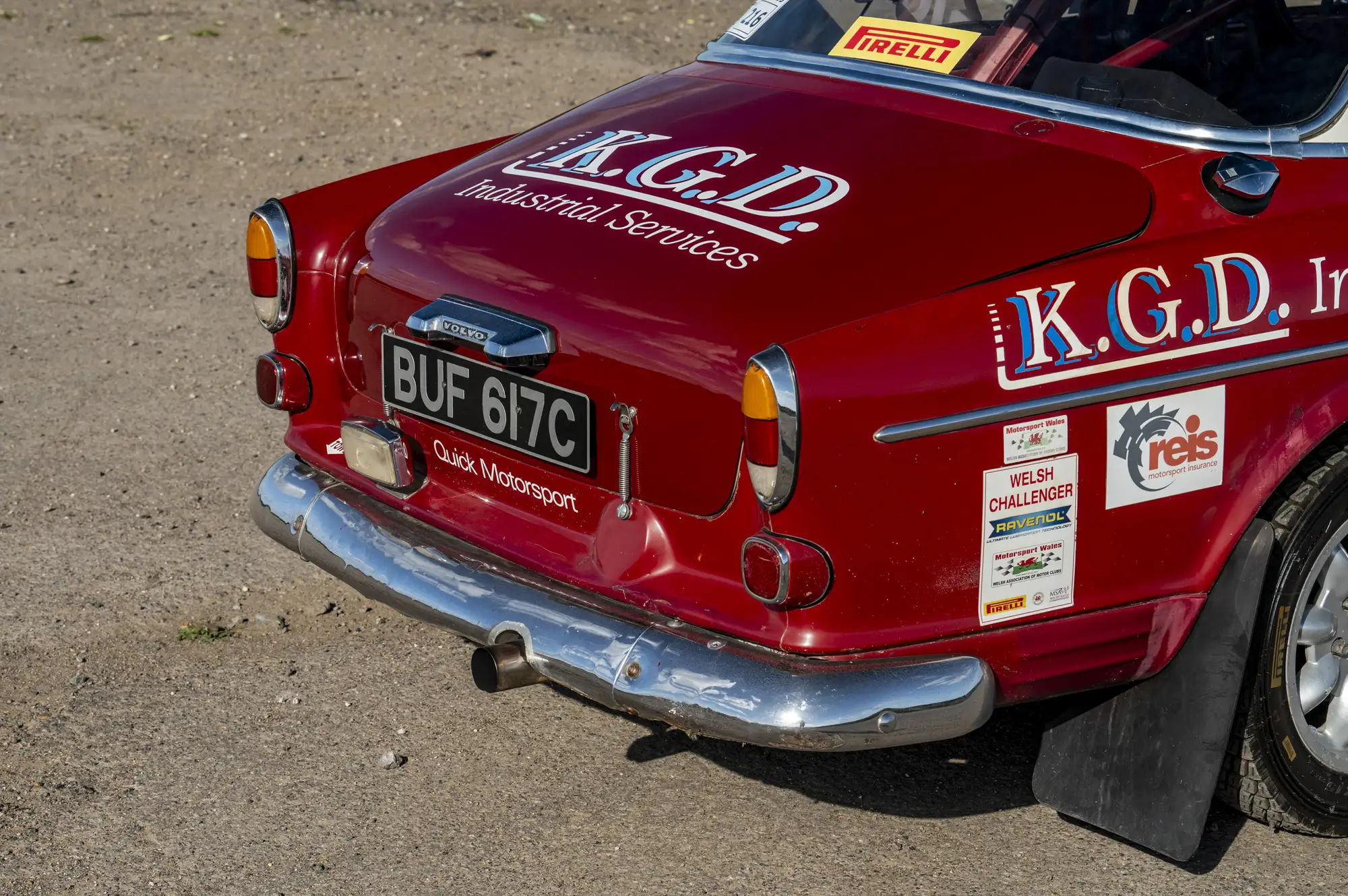 1965 Volvo Amazon 122 S FIA Rally Car-Sold