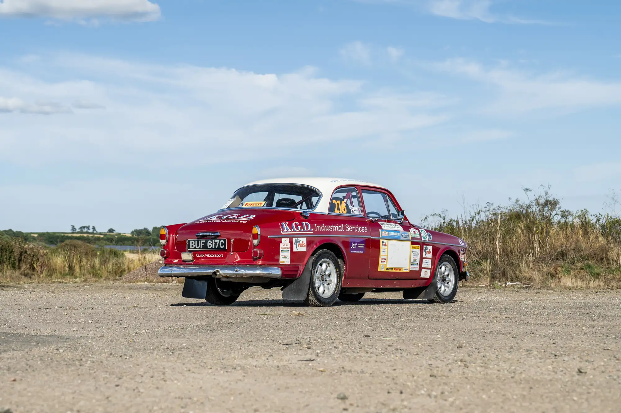 1965 Volvo Amazon 122 S FIA Rally Car-Sold