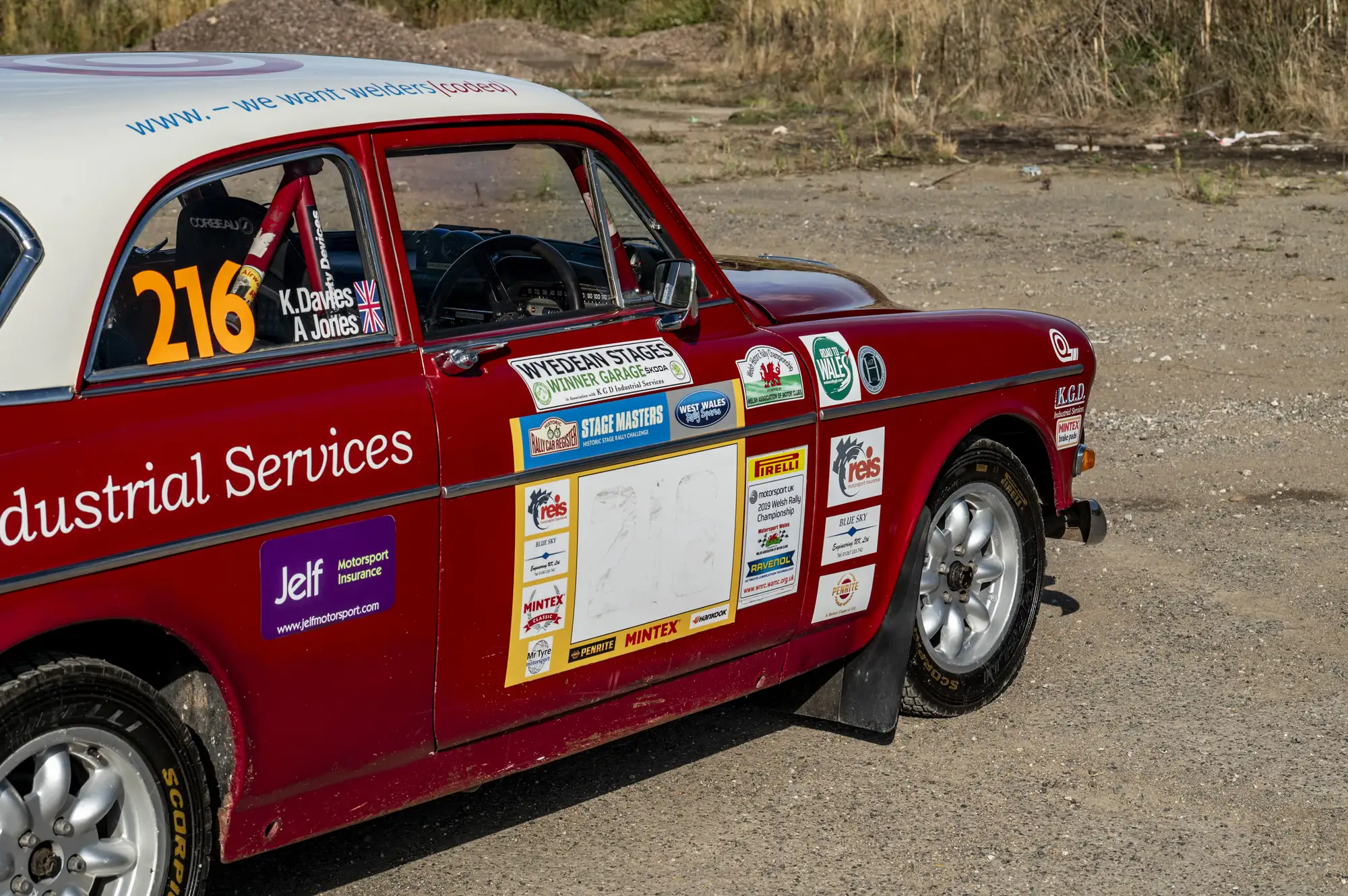 1965 Volvo Amazon 122 S FIA Rally Car-Sold