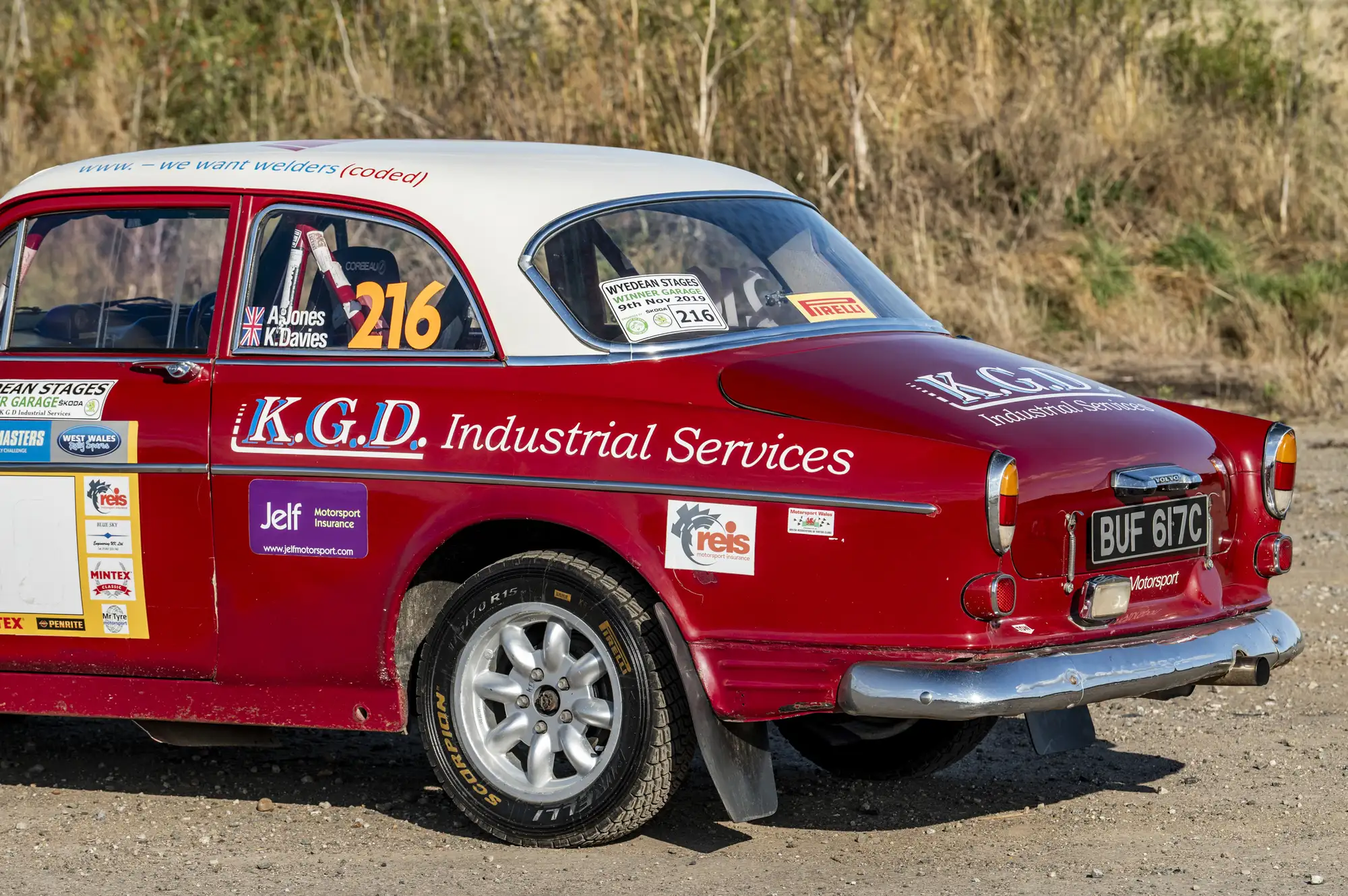 1965 Volvo Amazon 122 S FIA Rally Car-Sold