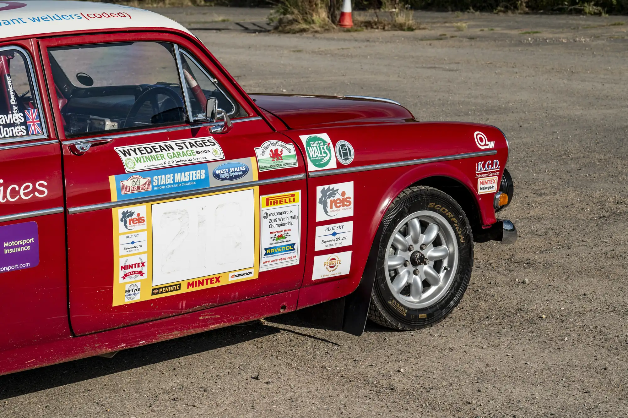1965 Volvo Amazon 122 S FIA Rally Car-Sold