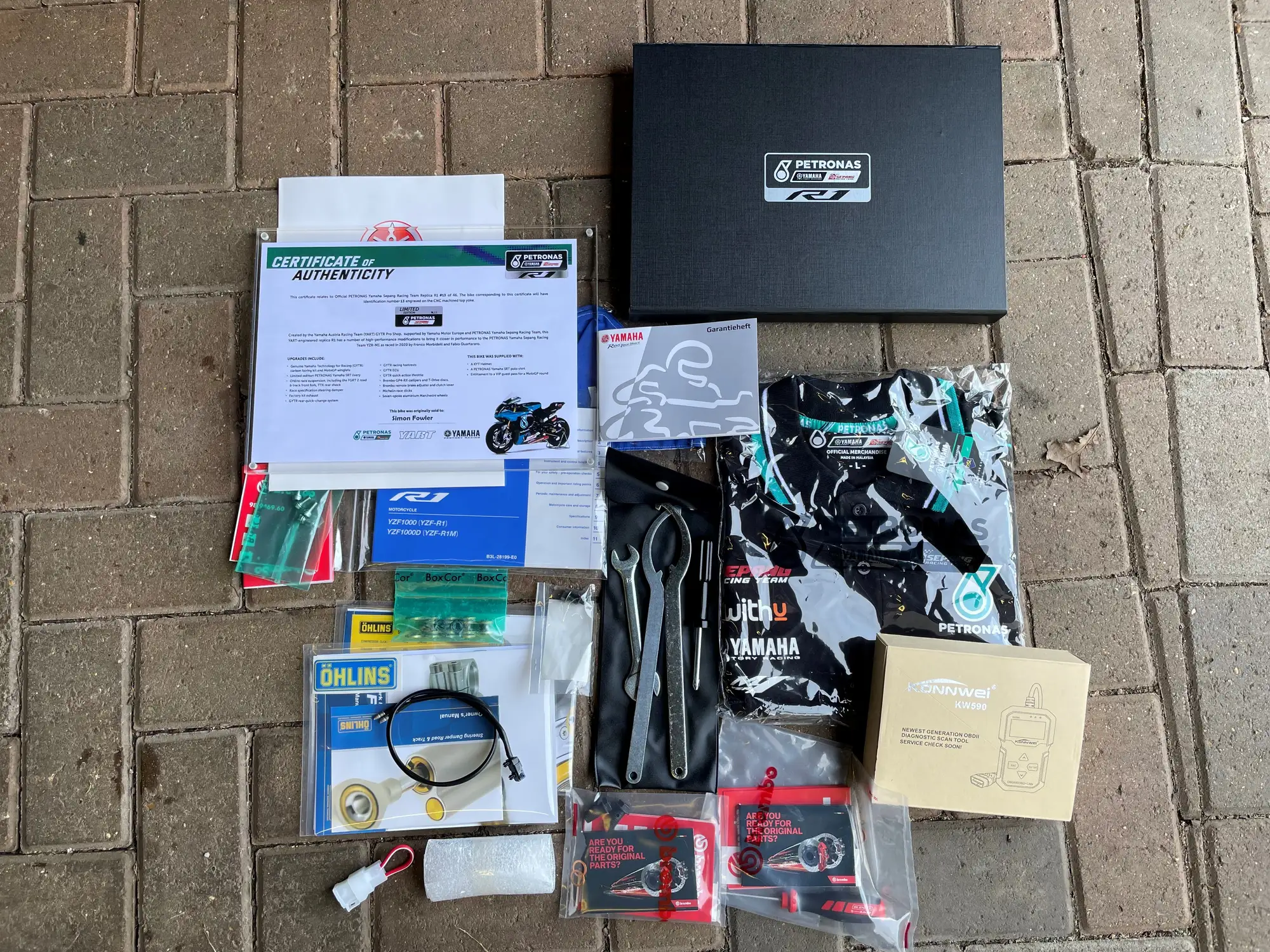 2020 Yamaha YZF-R1 Petronas 998cc-Sold