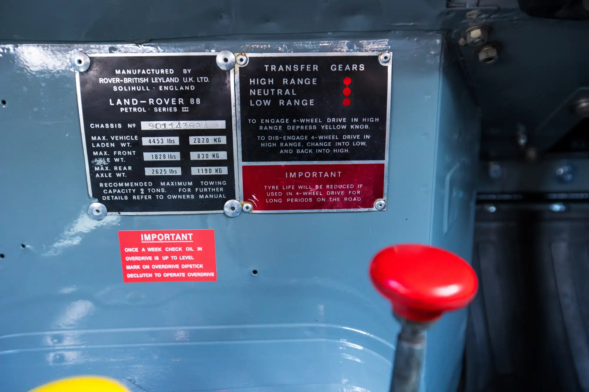 1975 Land Rover Series 3 88" 2.25 Petrol-Sold