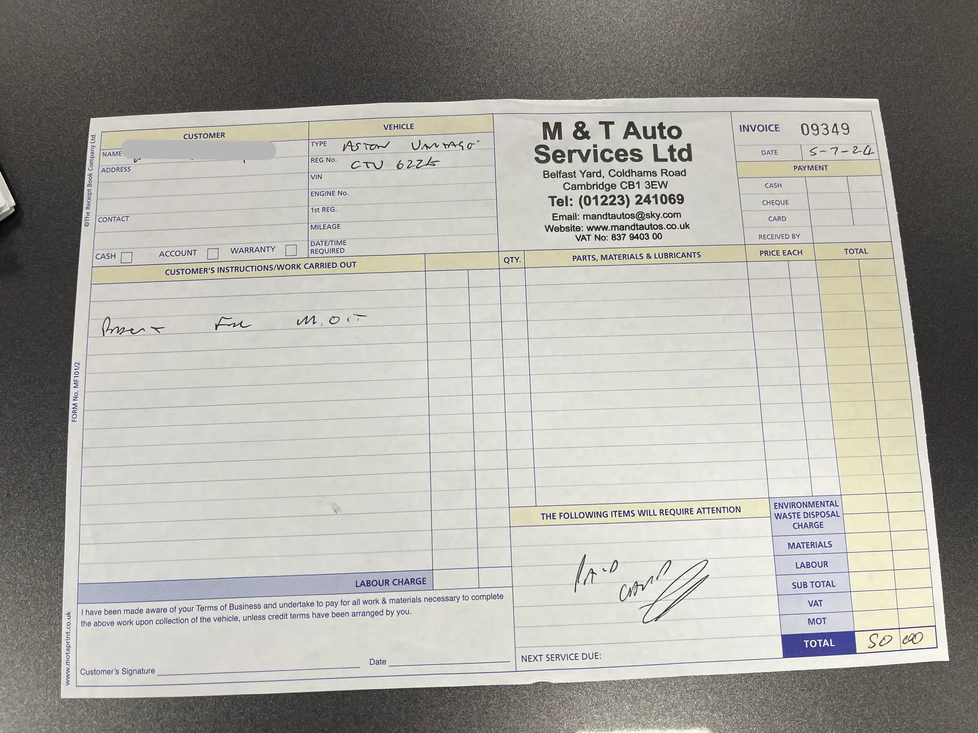 2006 Aston Martin V8 Vantage - Manual-Sold