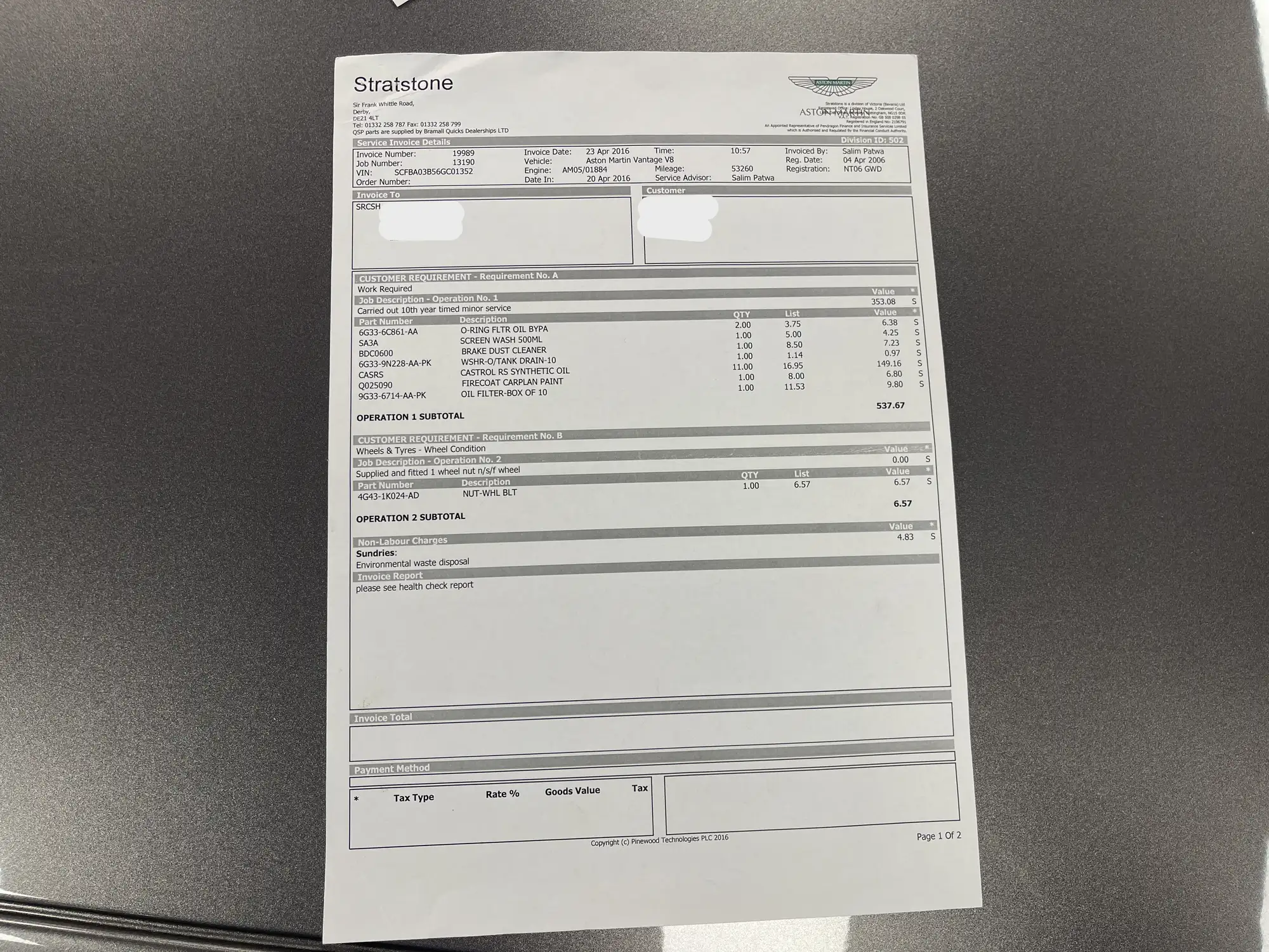 2006 Aston Martin V8 Vantage - Manual-Sold