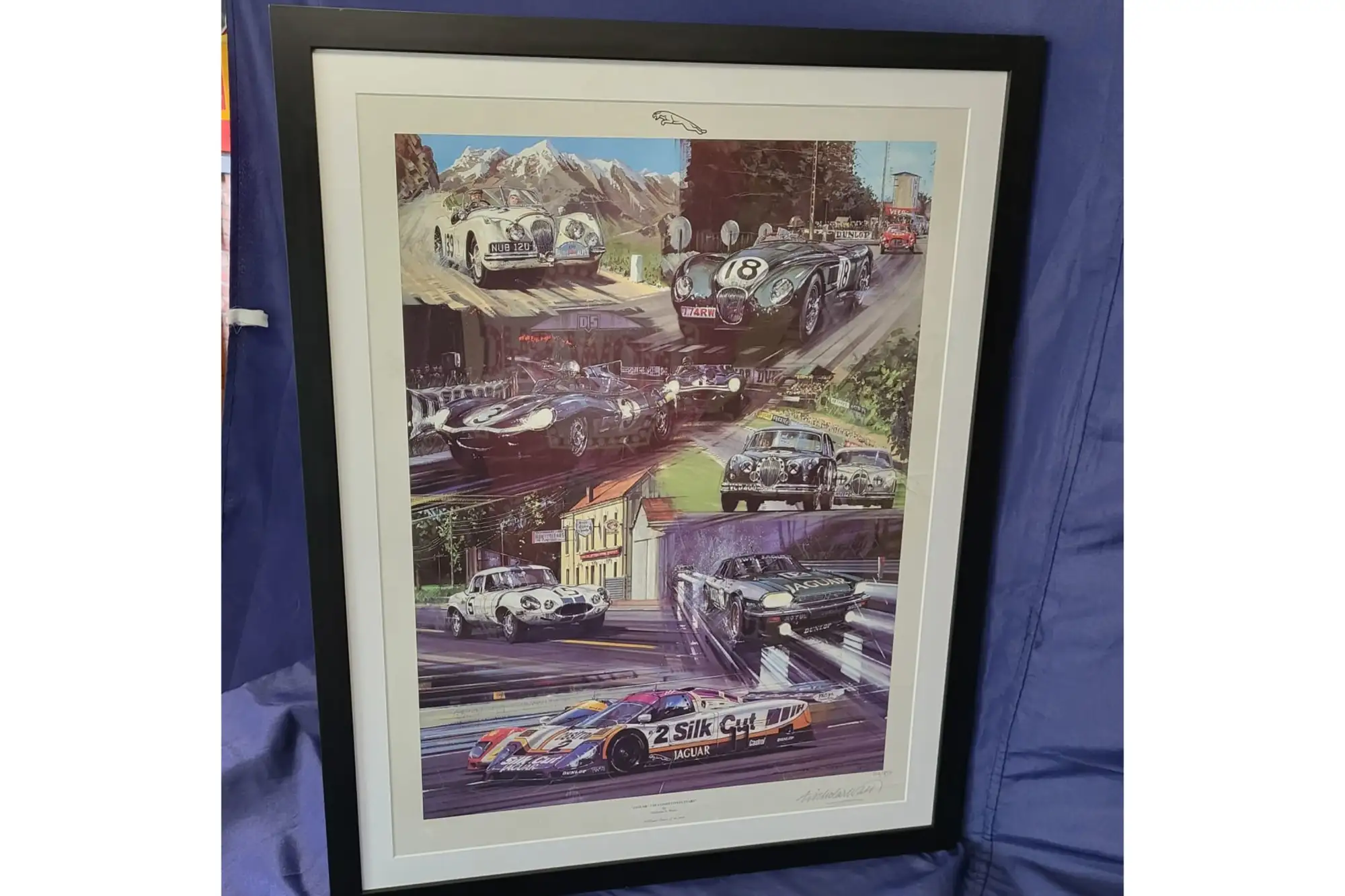 Jaguar Motorsport Celebration Limited Edition Print-For Sale