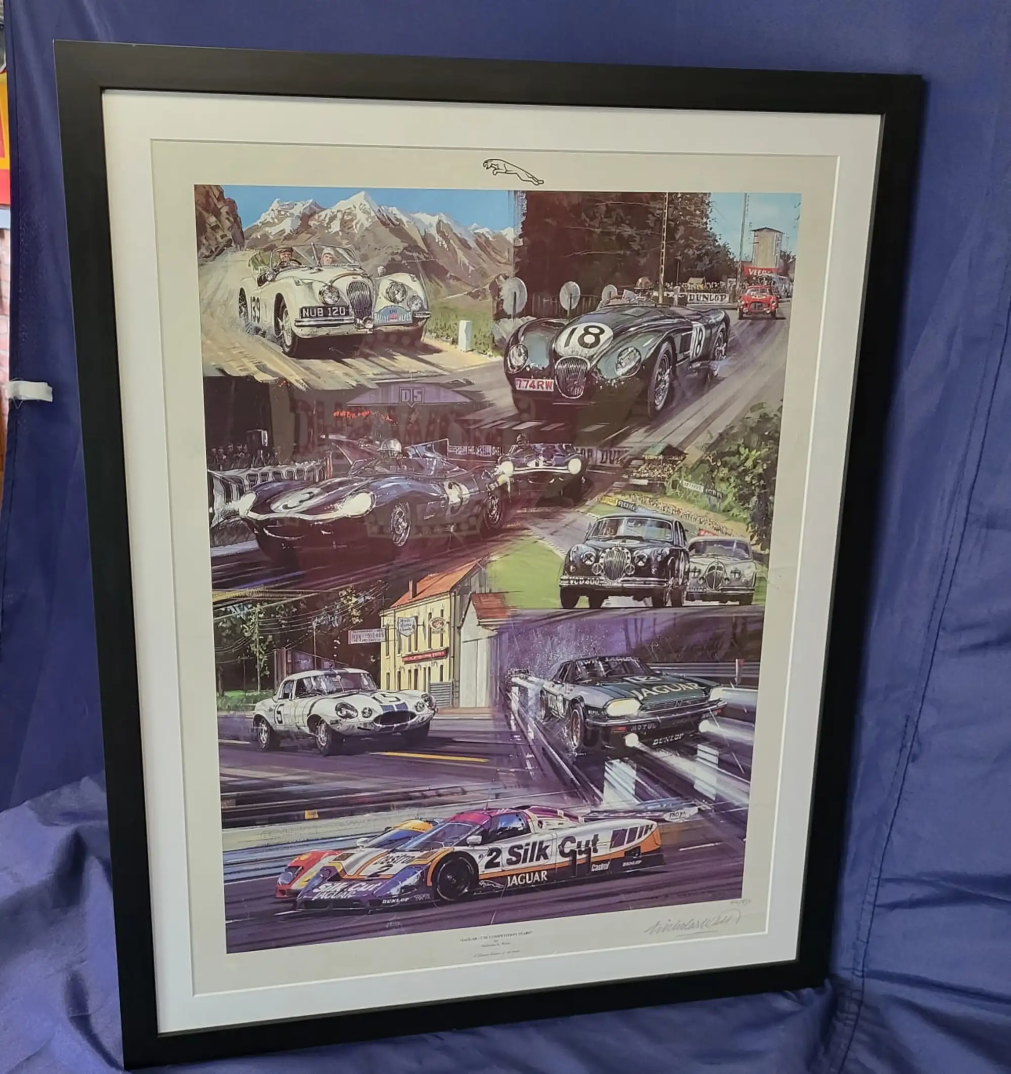 Jaguar Motorsport Celebration Limited Edition Print-For Sale