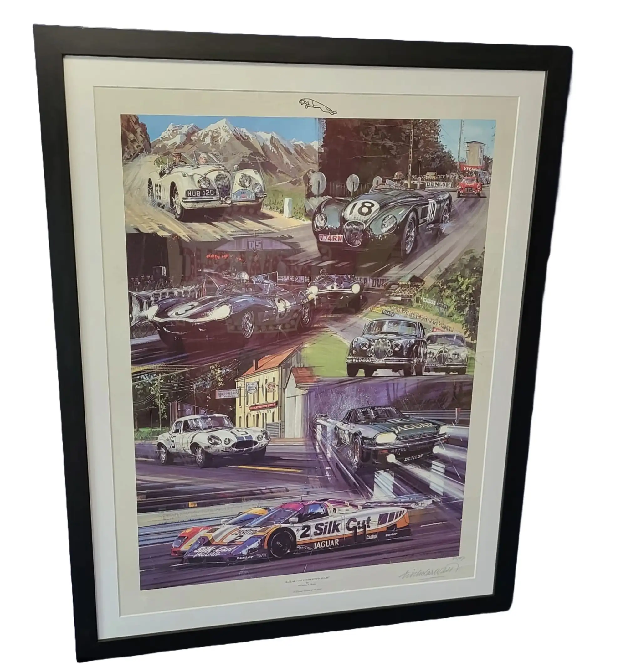 Jaguar Motorsport Celebration Limited Edition Print-For Sale