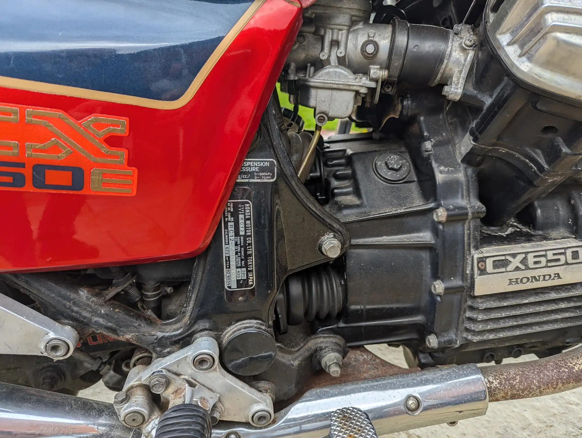 1985 Honda CX650E 674cc-Sold