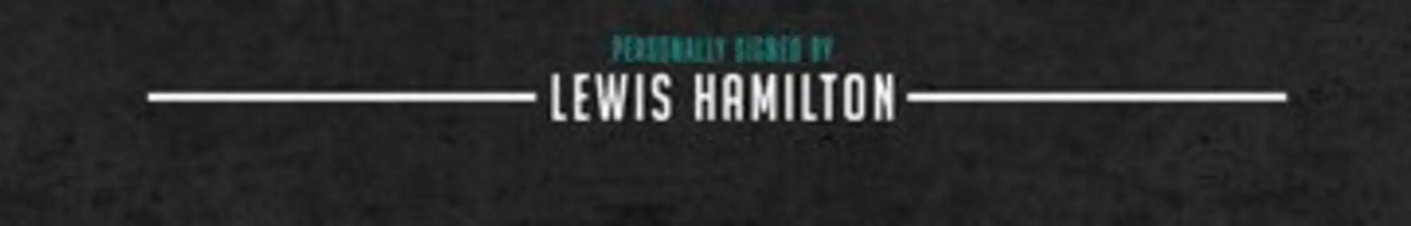 Sir Lewis Hamilton-Signed Framed Photograph-For Sale