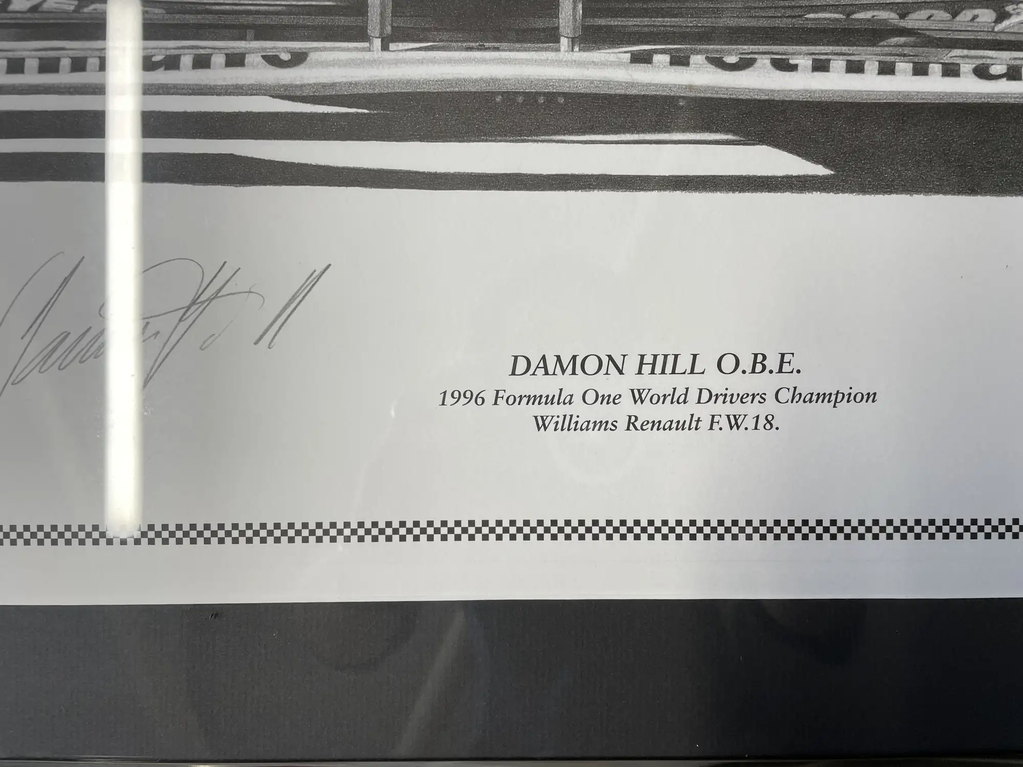 Four Large Damon Hill Limited Edition Prints by Alan Stammer-For Sale