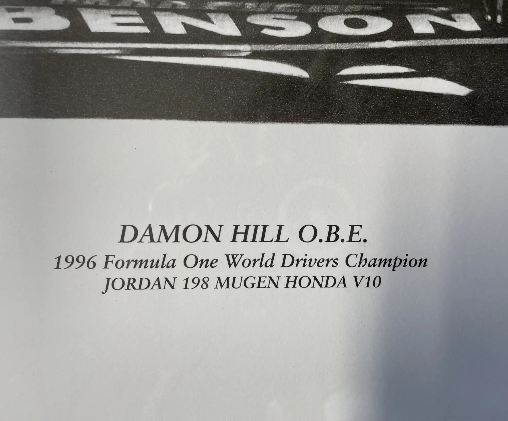 Four Large Damon Hill Limited Edition Prints by Alan Stammer-For Sale