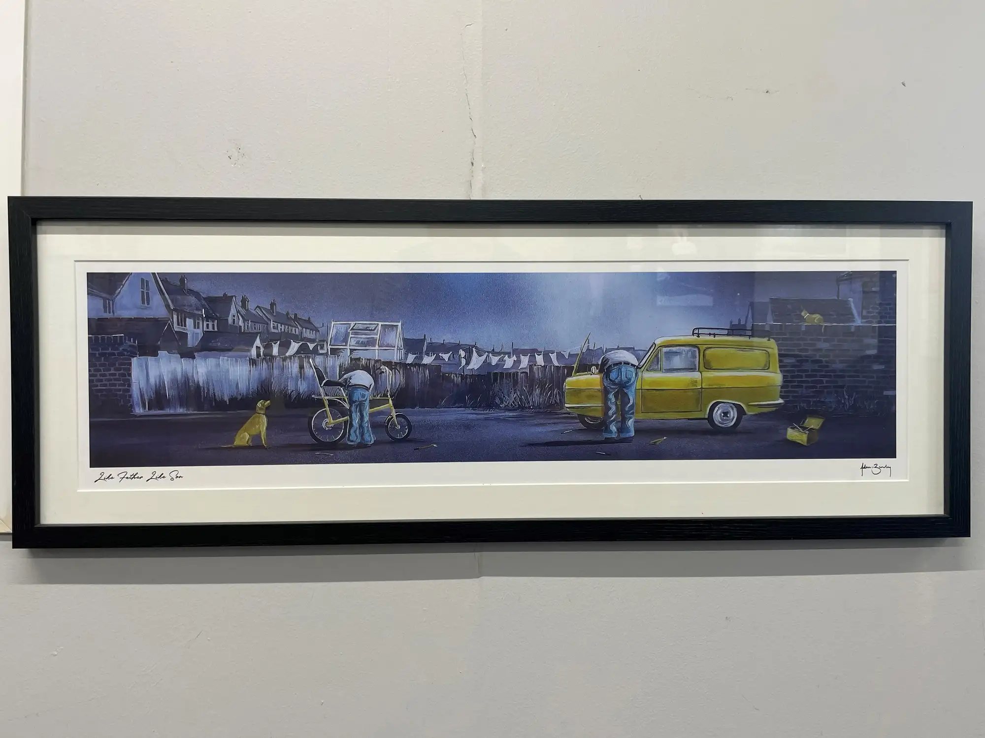 Collection of 4 framed Adam Barsby 