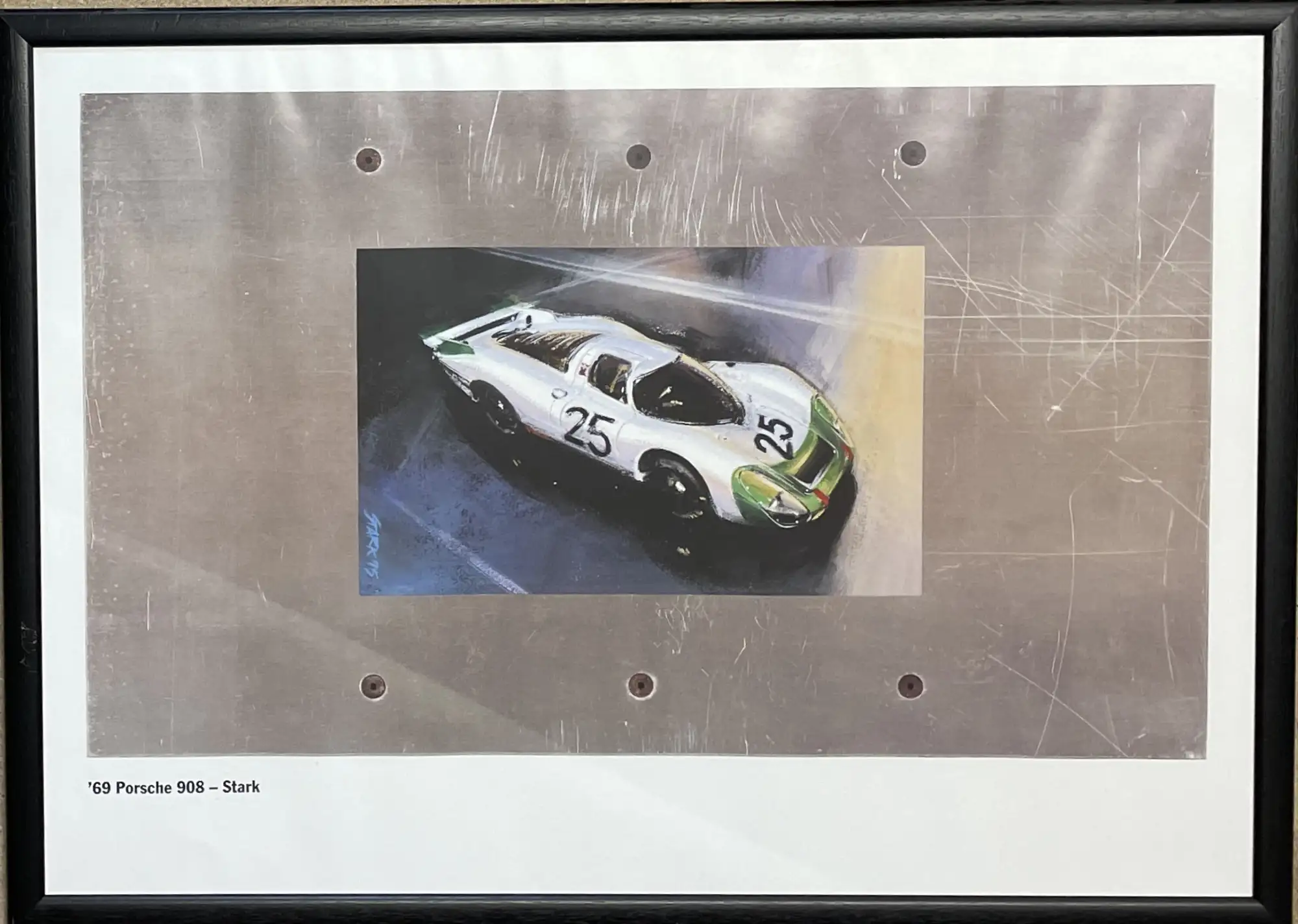 Assorted Porsche Framed Posters-For Sale