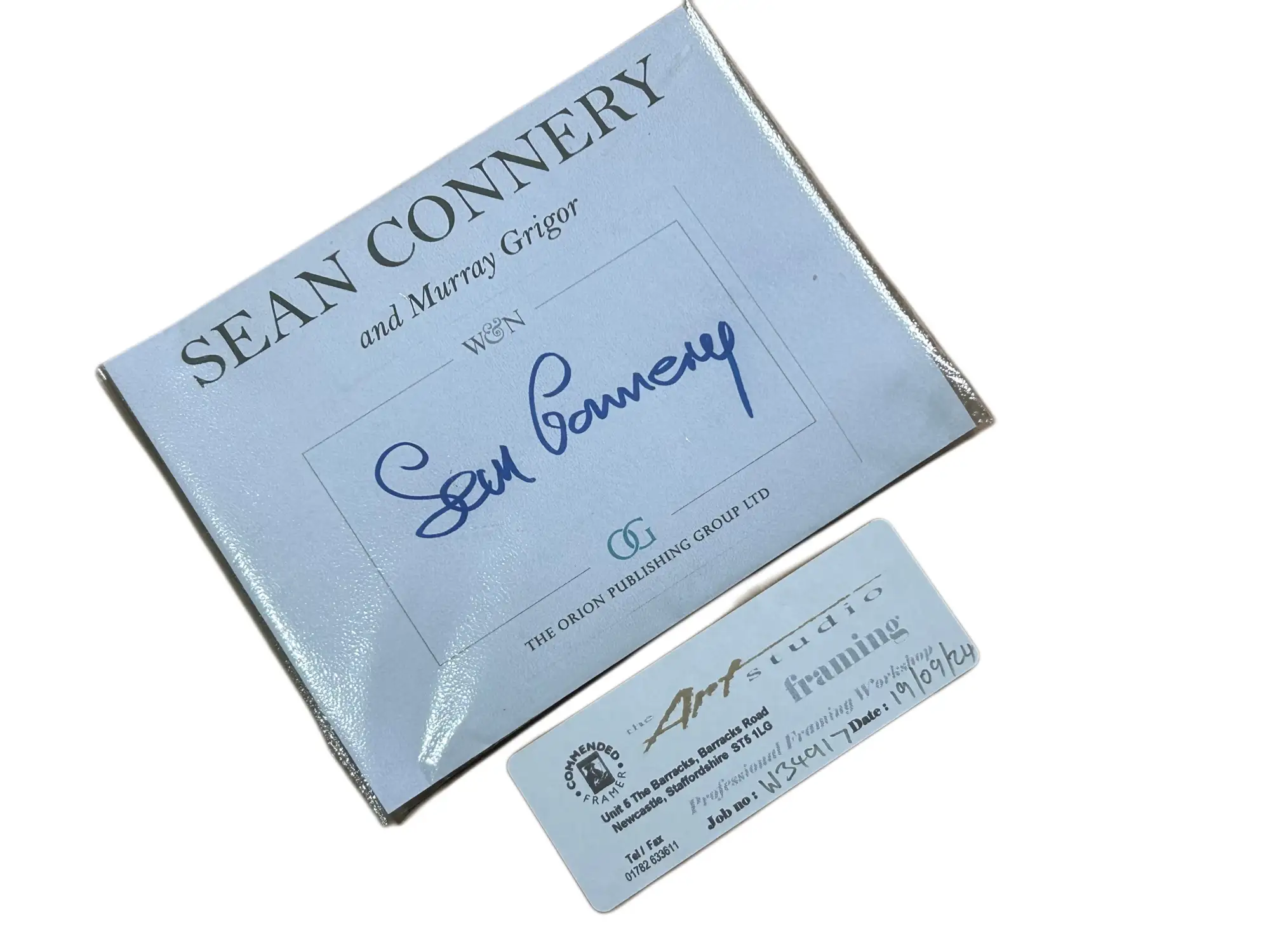 Sean Connery as James Bond Autograph Presentation-Sold