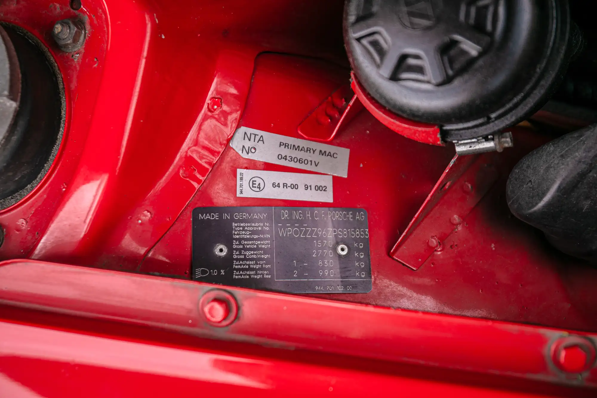 1993 Porsche 968 Club Sport-Sold