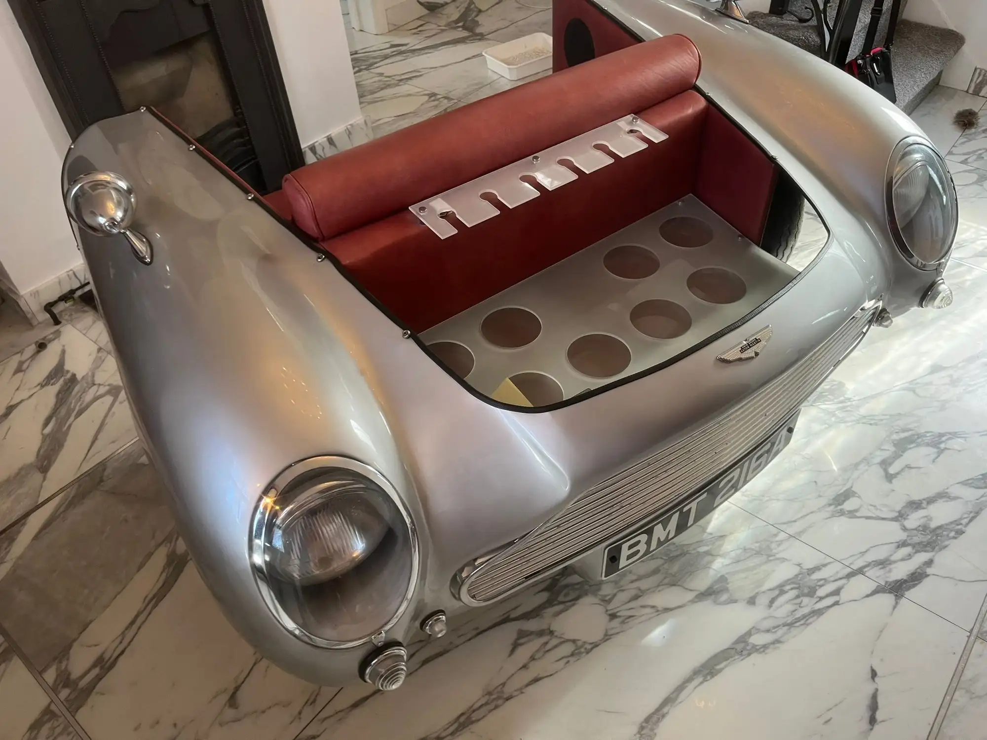 c.1964 Aston Martin DB5 Bar/Sofa - Original DB5 Panels-For Sale